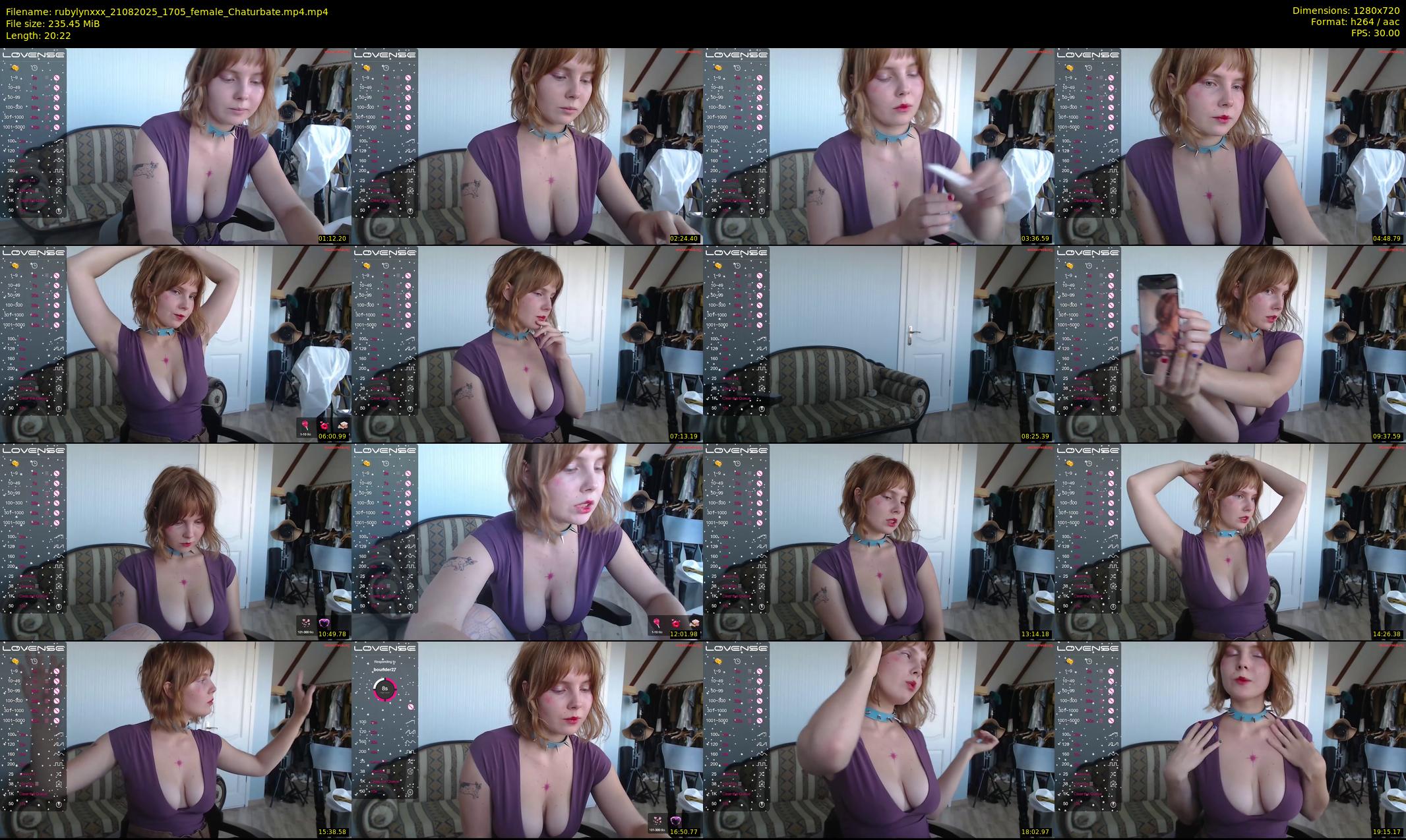rubylynxxx — 21 minute Chaturbate female cam show recording, 720p, Aug 21, 2025