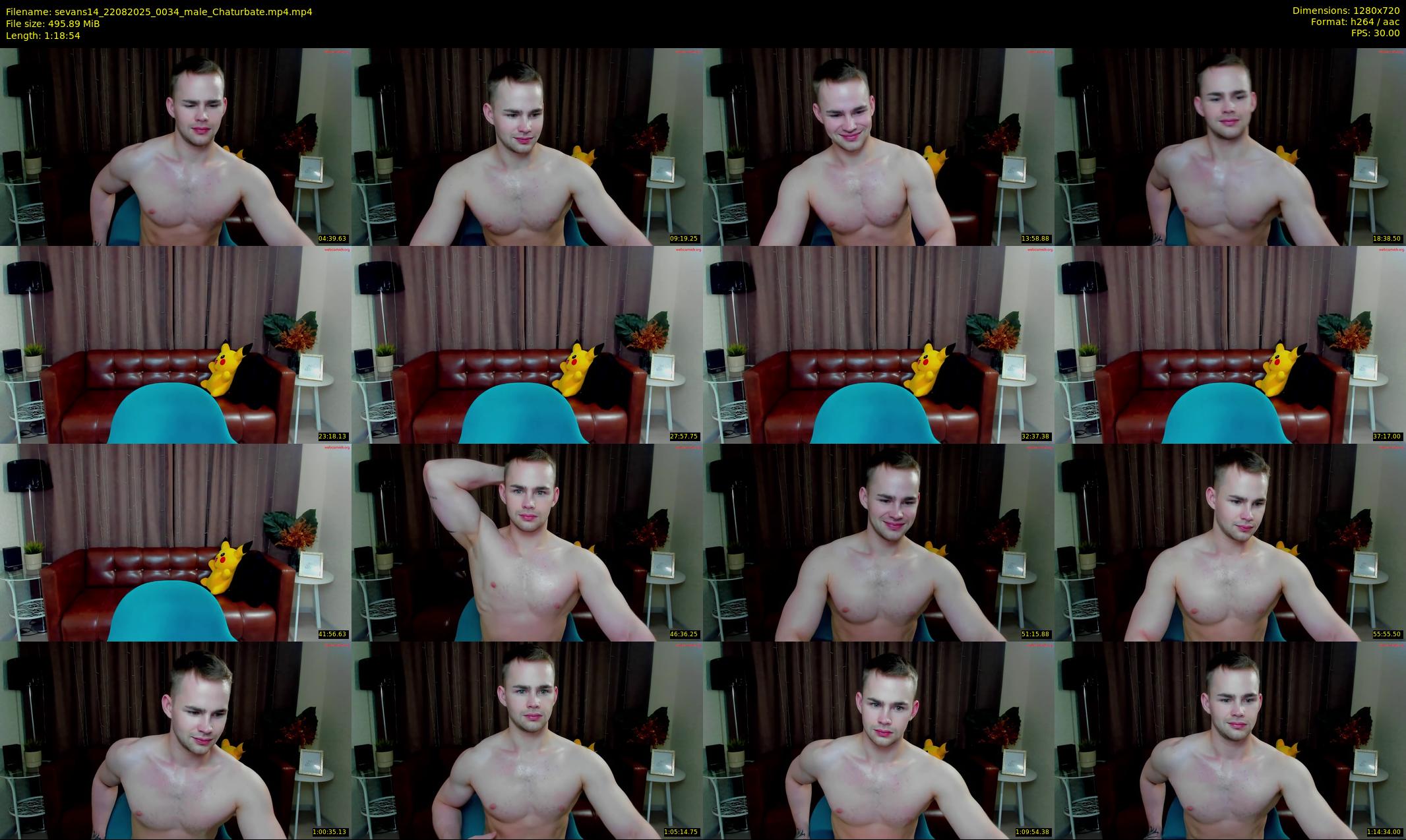 sevans14 — 79 minute Chaturbate male cam show recording, 720p, Aug 22, 2025