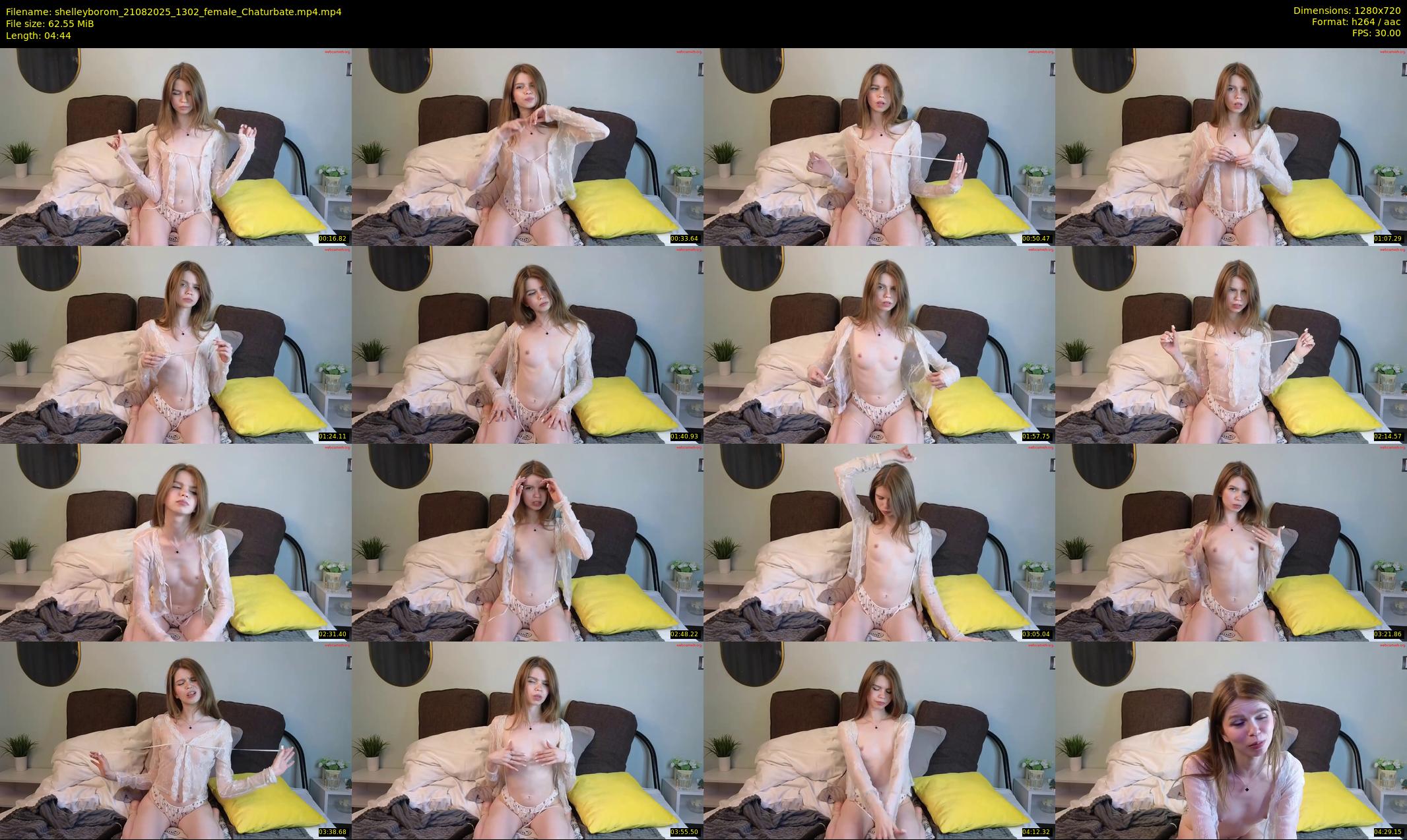 shelleyborom — 5 minute Chaturbate female cam show recording, 720p, Aug 21, 2025