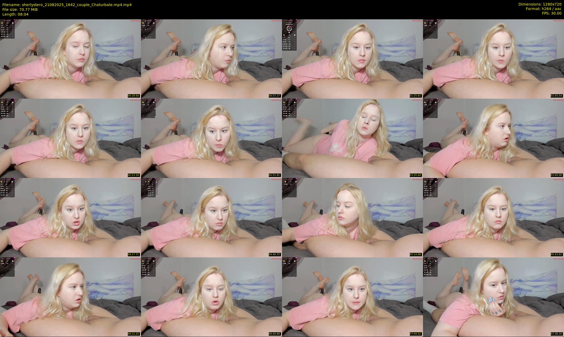 sherlystero — 9 minute Chaturbate couple cam show recording, 720p, Aug 21, 2025