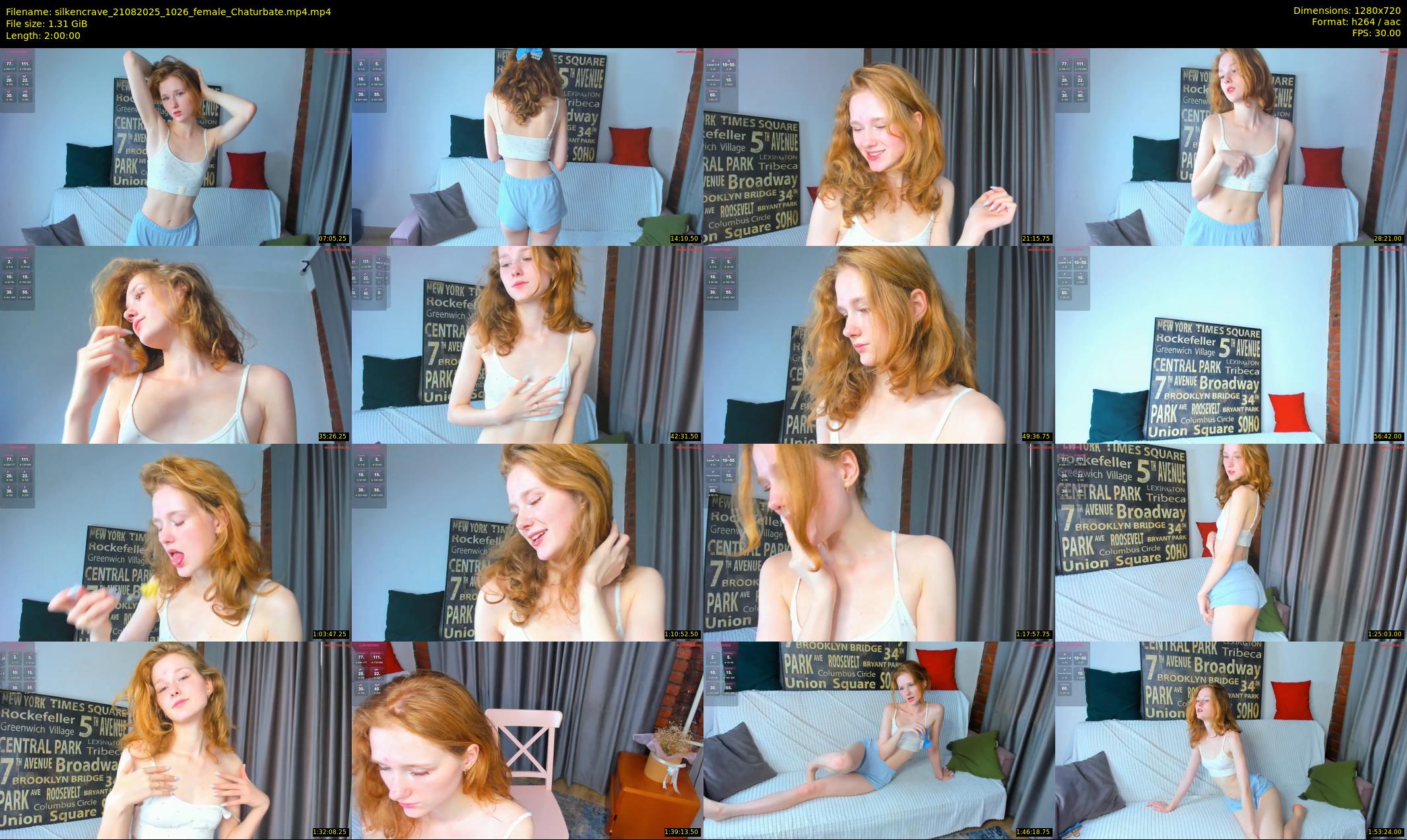 silkencrave — 120 minute Chaturbate female cam show recording, 720p, Aug 21, 2025