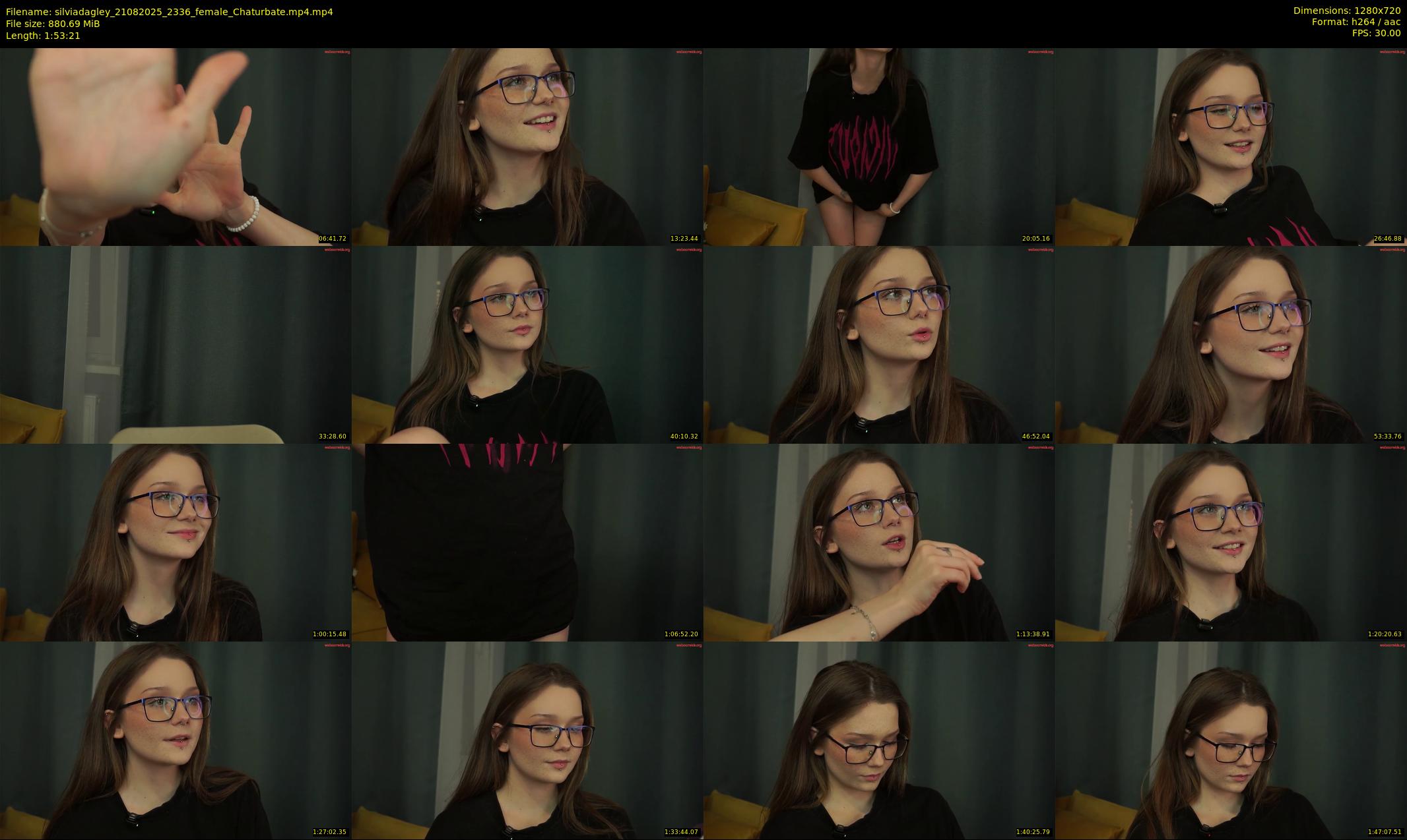 silviadagley — 114 minute Chaturbate female cam show recording, 720p, Aug 21, 2025