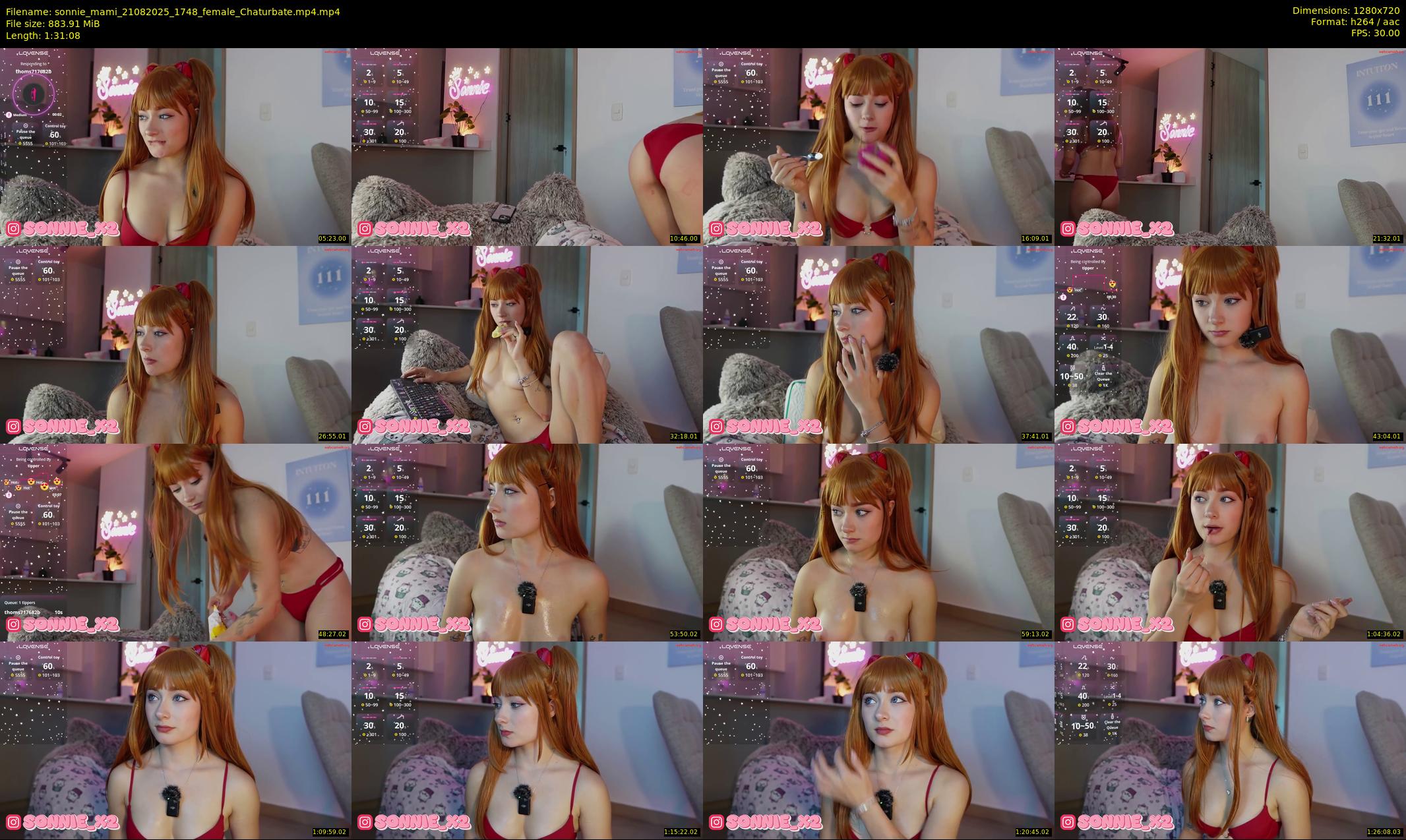 sonnie_mami — 92 minute Chaturbate female cam show recording, 720p, Aug 21, 2025