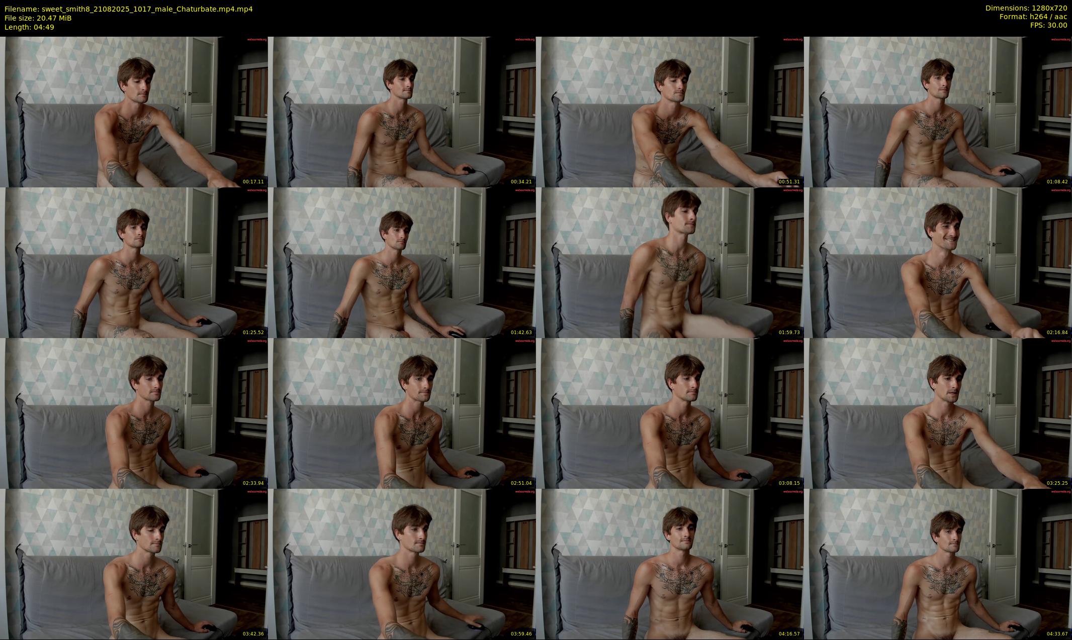 sweet_smith8 — 5 minute Chaturbate male cam show recording, 720p, Aug 21, 2025