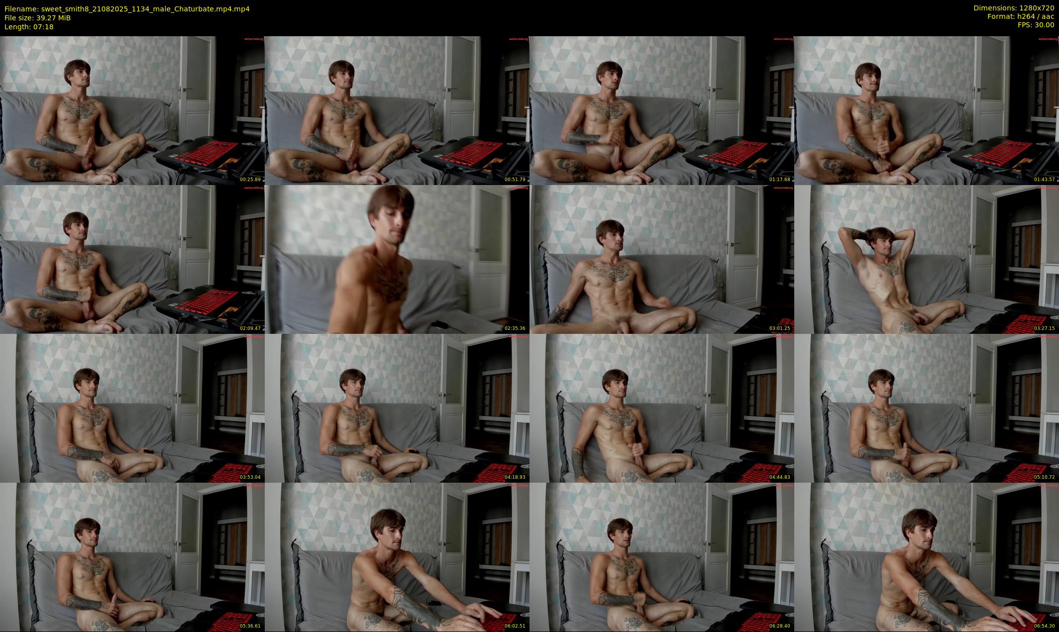 sweet_smith8 — 8 minute Chaturbate male cam show recording, 720p, Aug 21, 2025
