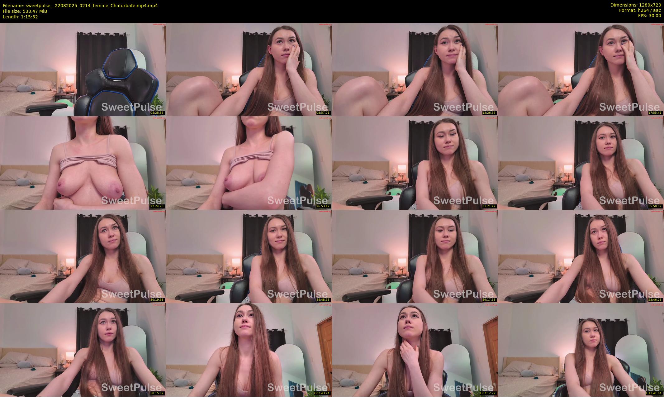 sweetpulse_ — 76 minute Chaturbate female cam show recording, 720p, Aug 22, 2025