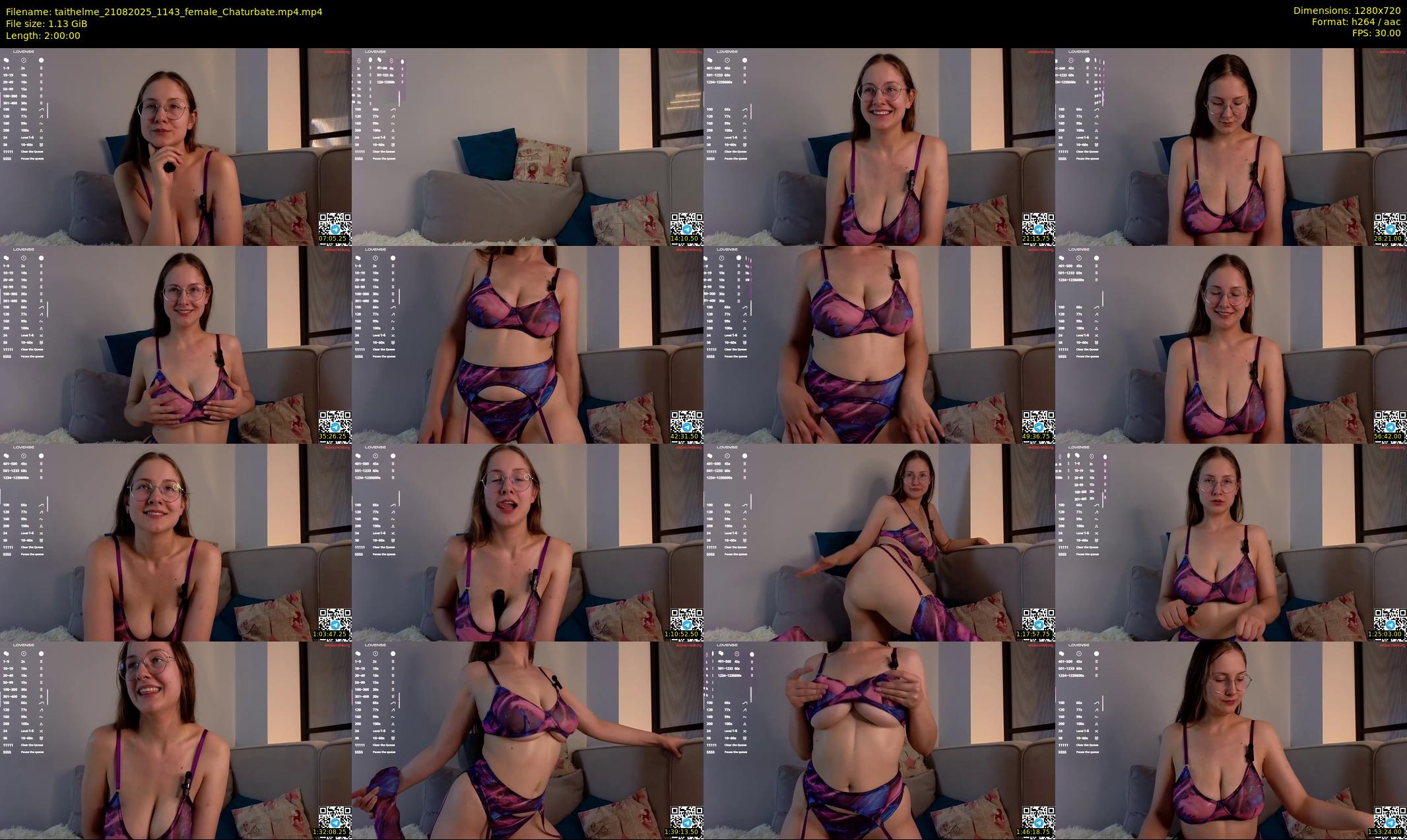 taithelme — 120 minute Chaturbate female cam show recording, 720p, Aug 21, 2025