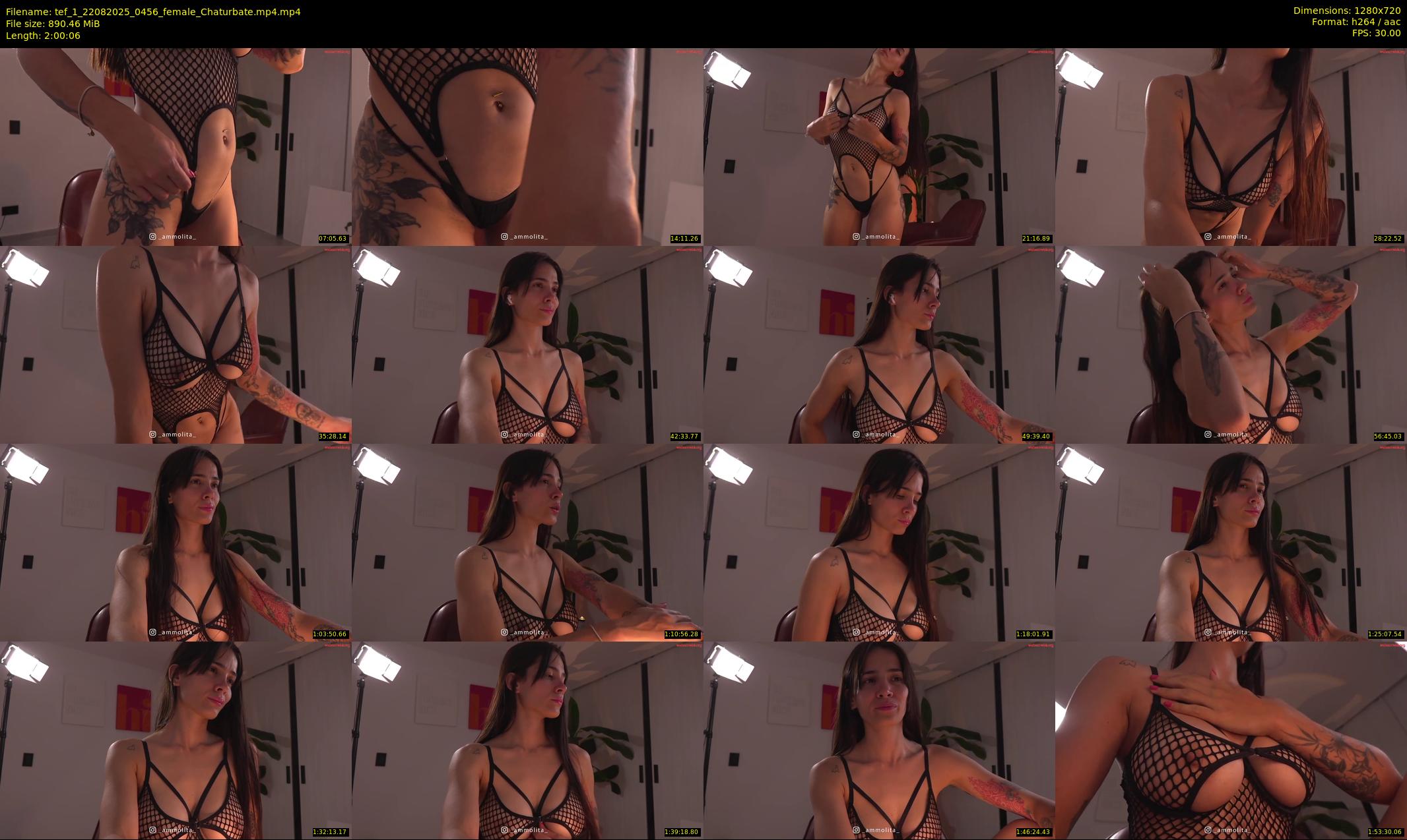 tef_1 — 121 minute Chaturbate female cam show recording, 720p, Aug 22, 2025