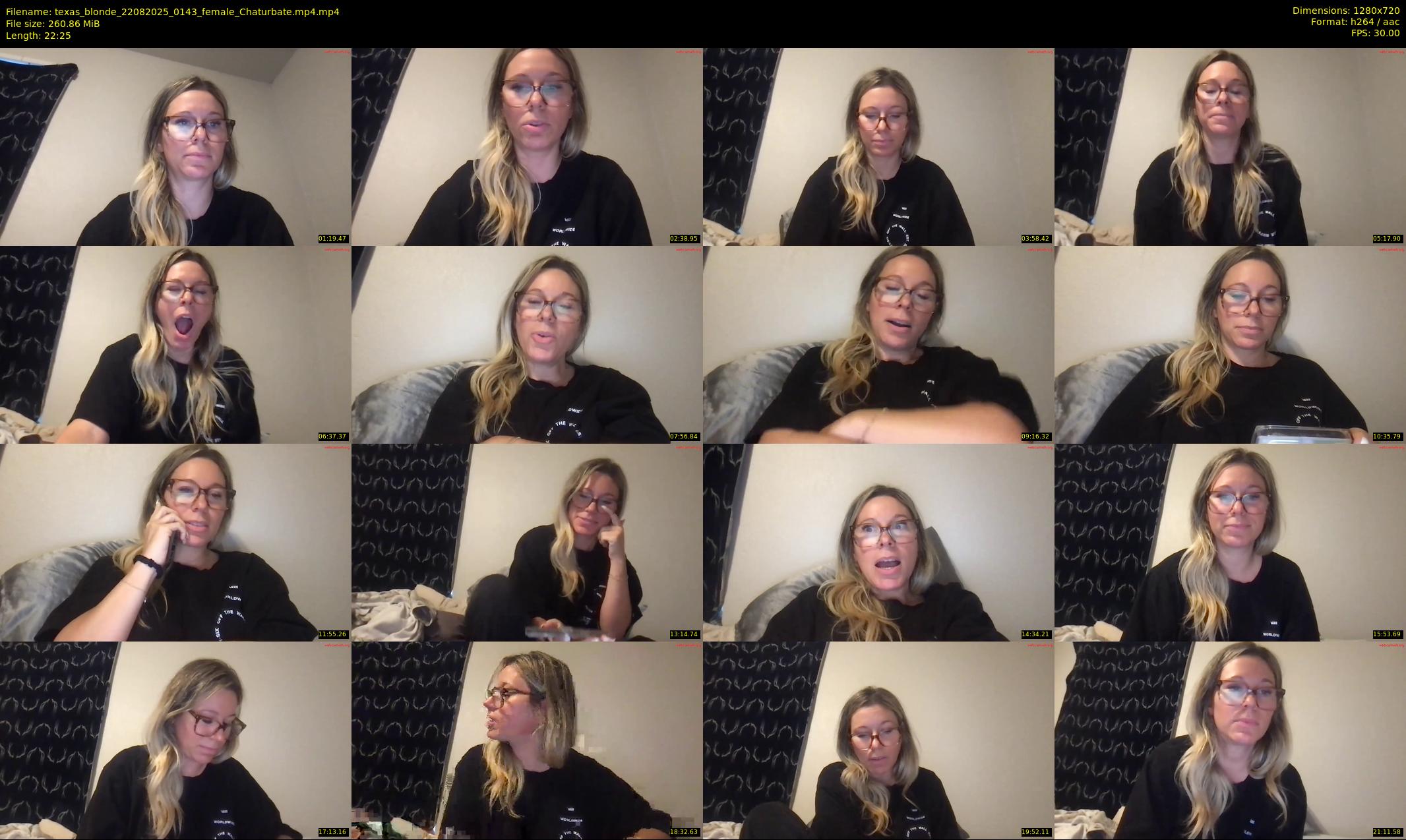 texas_blonde — 23 minute Chaturbate female cam show recording, 720p, Aug 22, 2025