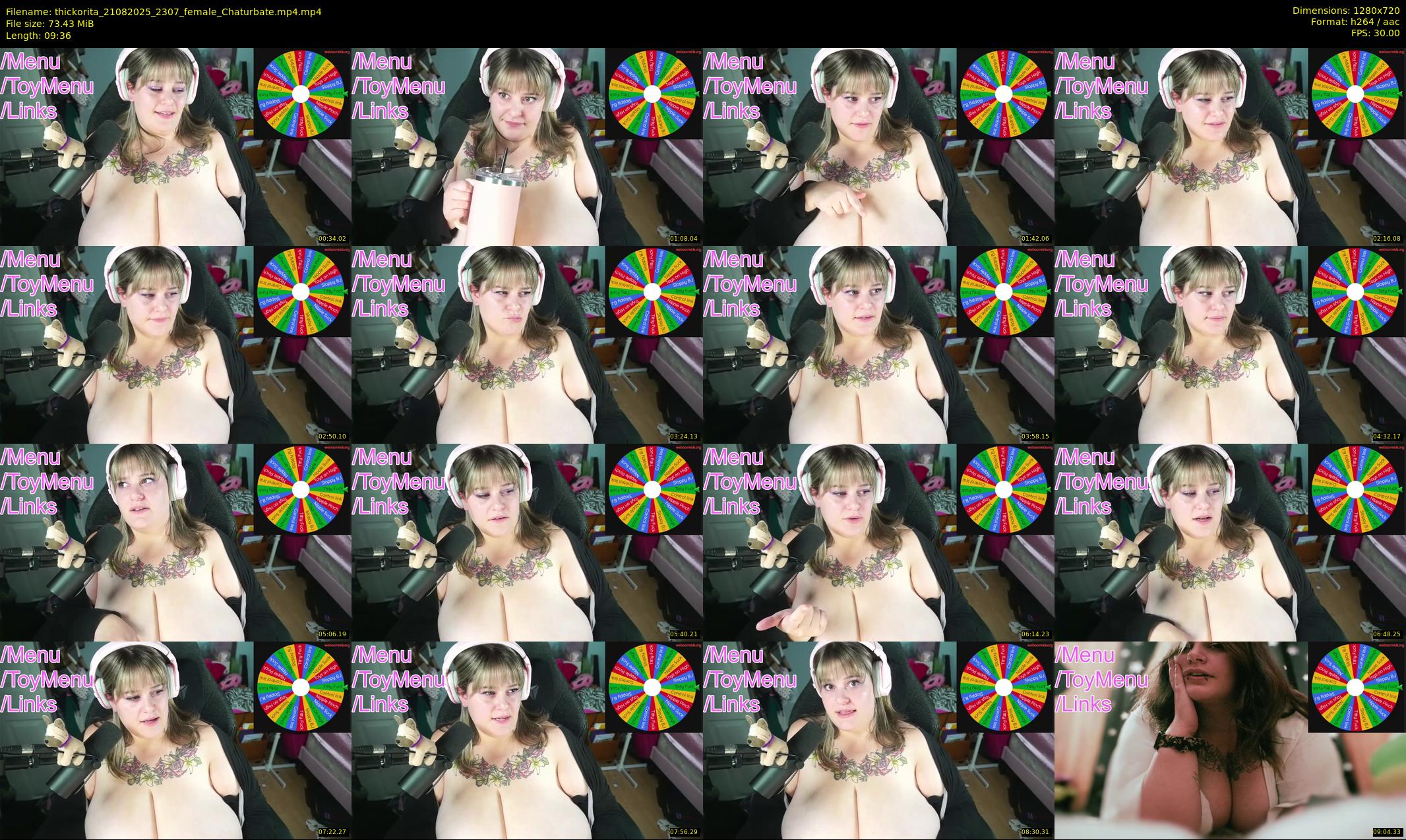 thickorita — 10 minute Chaturbate female cam show recording, 720p, Aug 21, 2025