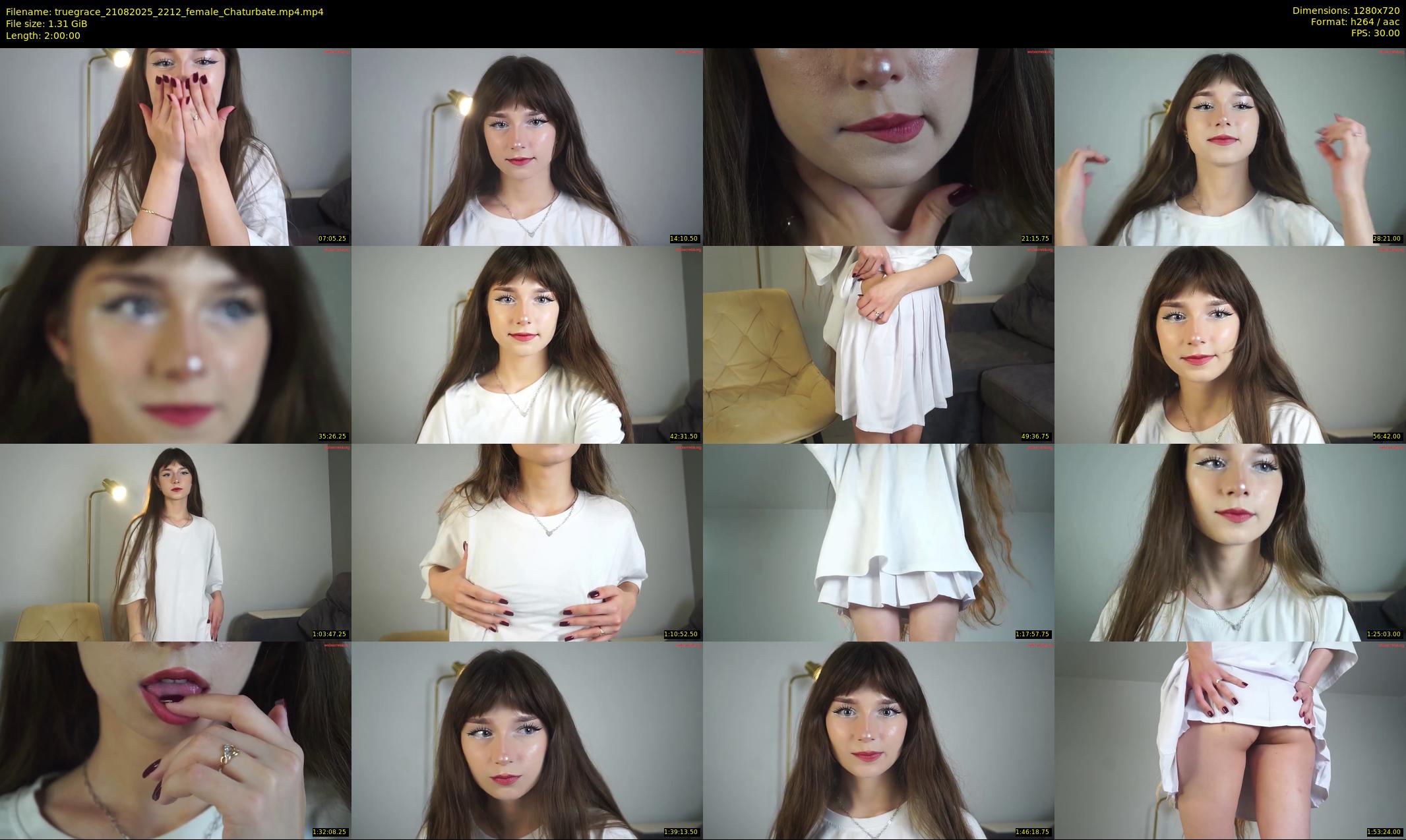 truegrace — 120 minute Chaturbate female cam show recording, 720p, Aug 21, 2025