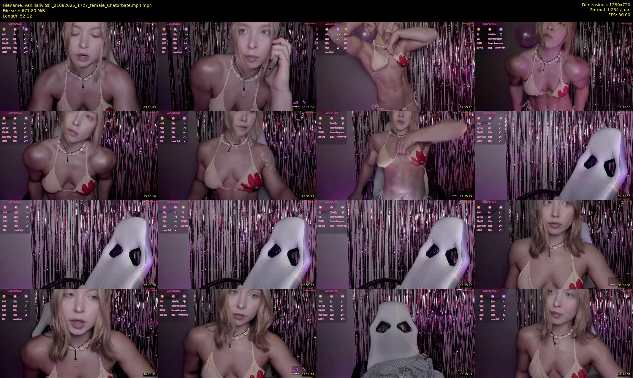 vanillalivitski — 53 minute Chaturbate female cam show recording, 720p, Aug 21, 2025