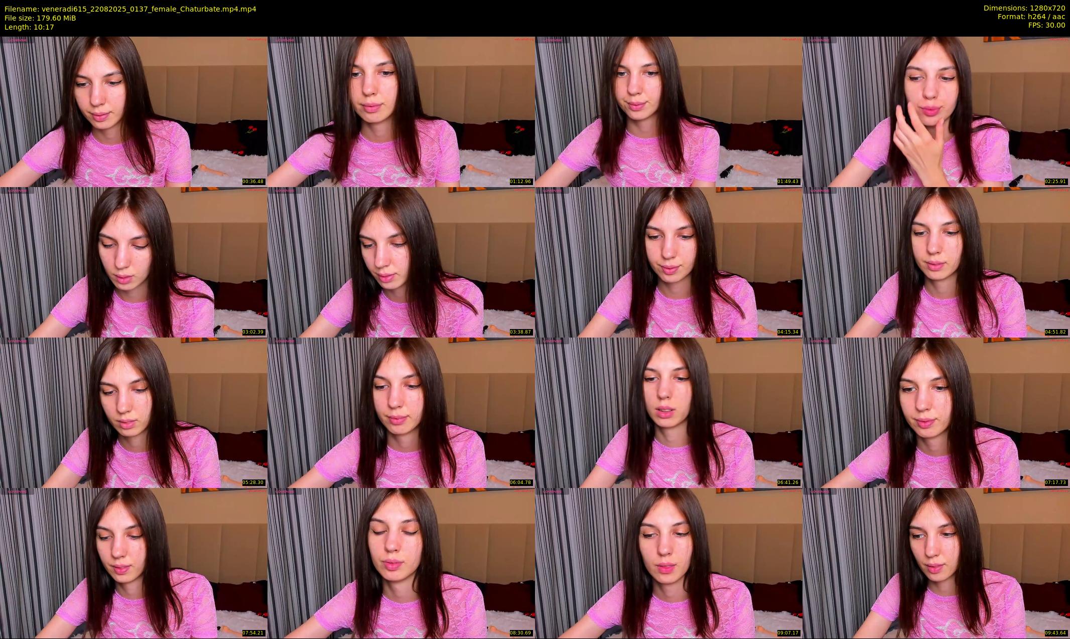 veneradi615 — 11 minute Chaturbate female cam show recording, 720p, Aug 22, 2025