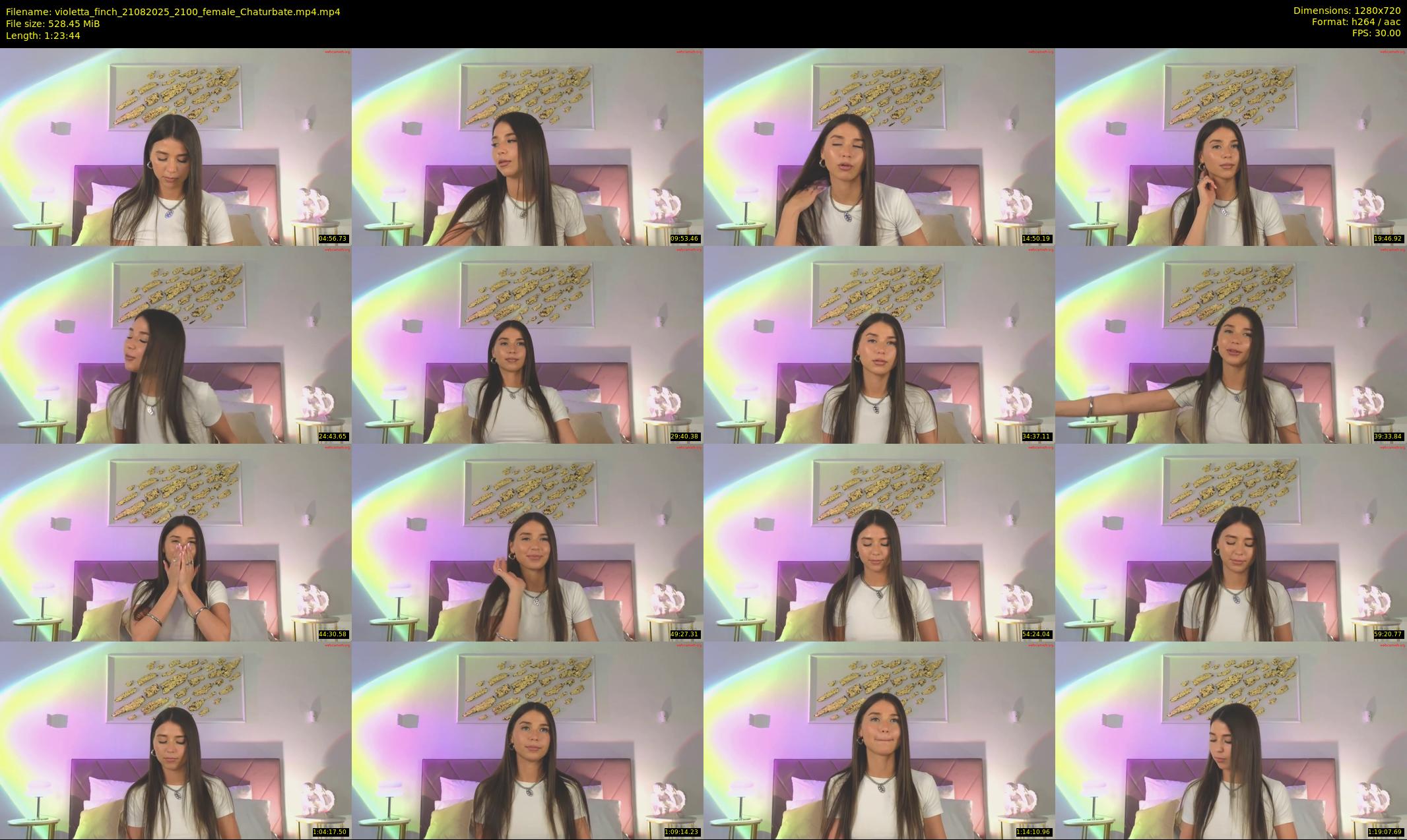 violetta_finch — 84 minute Chaturbate female cam show recording, 720p, Aug 21, 2025