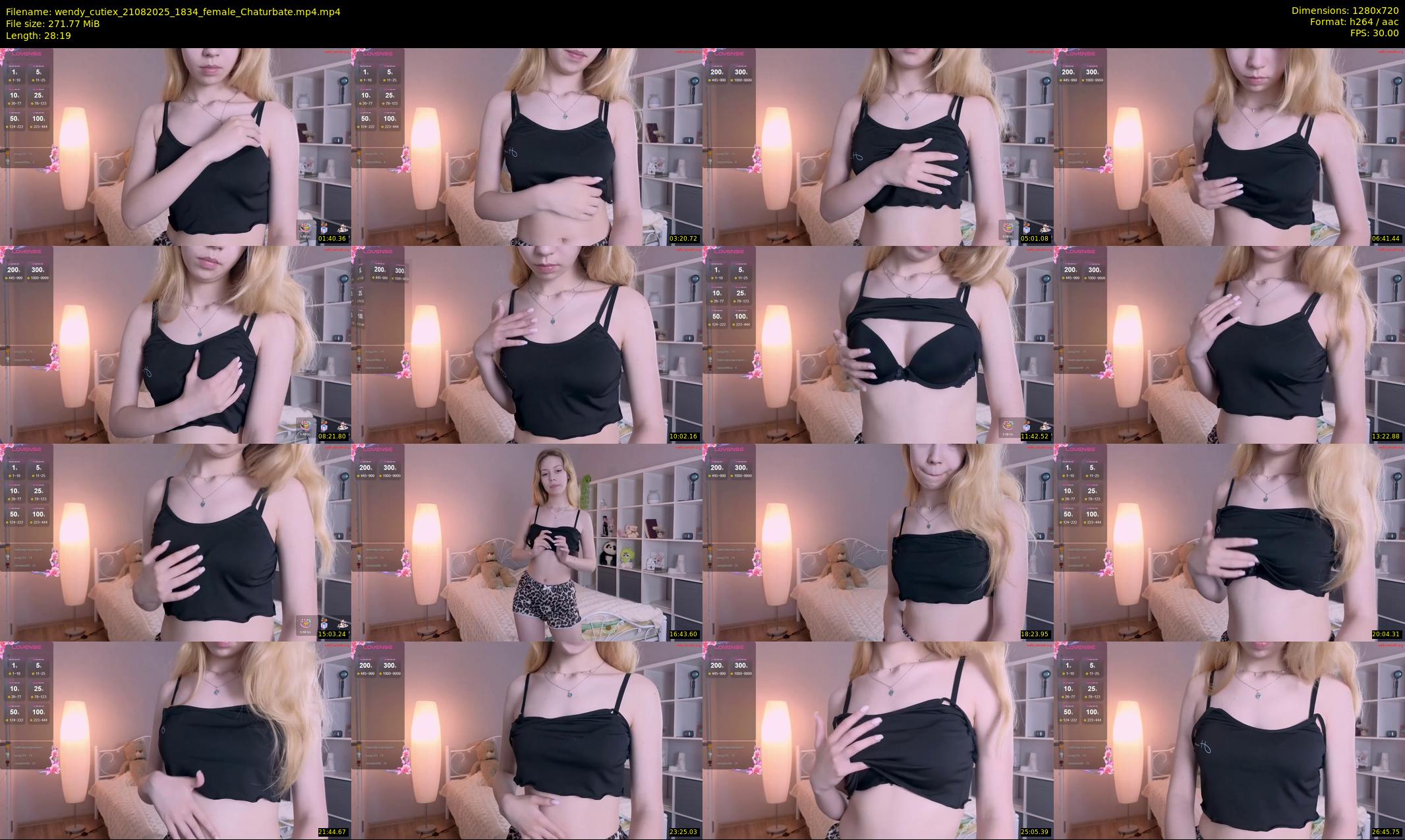 wendy_cutiex — 29 minute Chaturbate female cam show recording, 720p, Aug 21, 2025