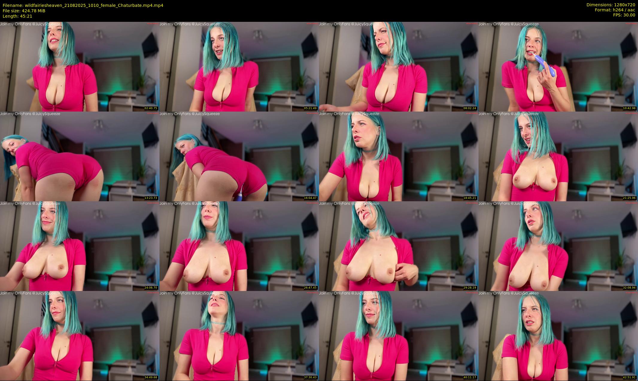 wildfairiesheaven — 46 minute Chaturbate female cam show recording, 720p, Aug 21, 2025