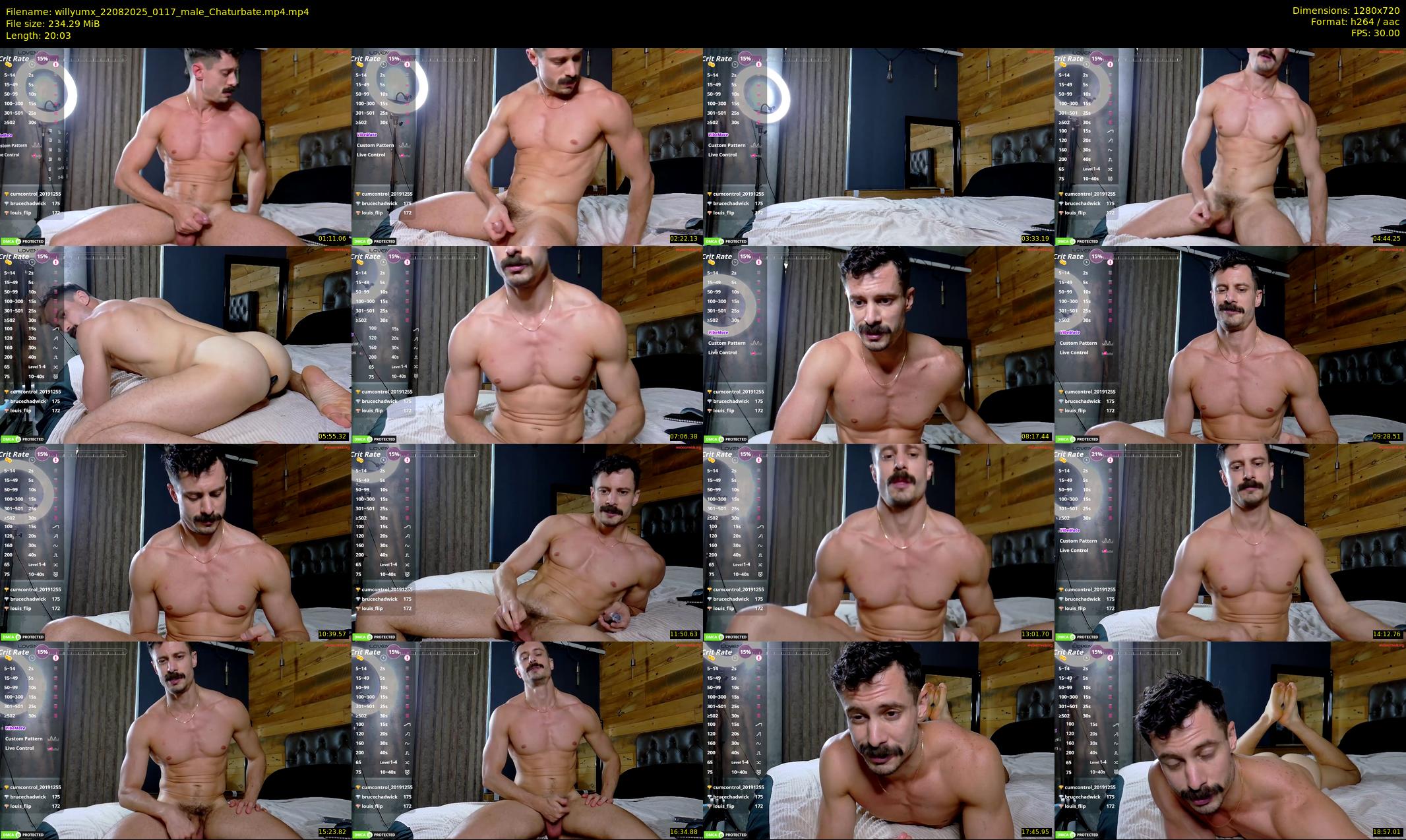 willyumx — 21 minute Chaturbate male cam show recording, 720p, Aug 22, 2025