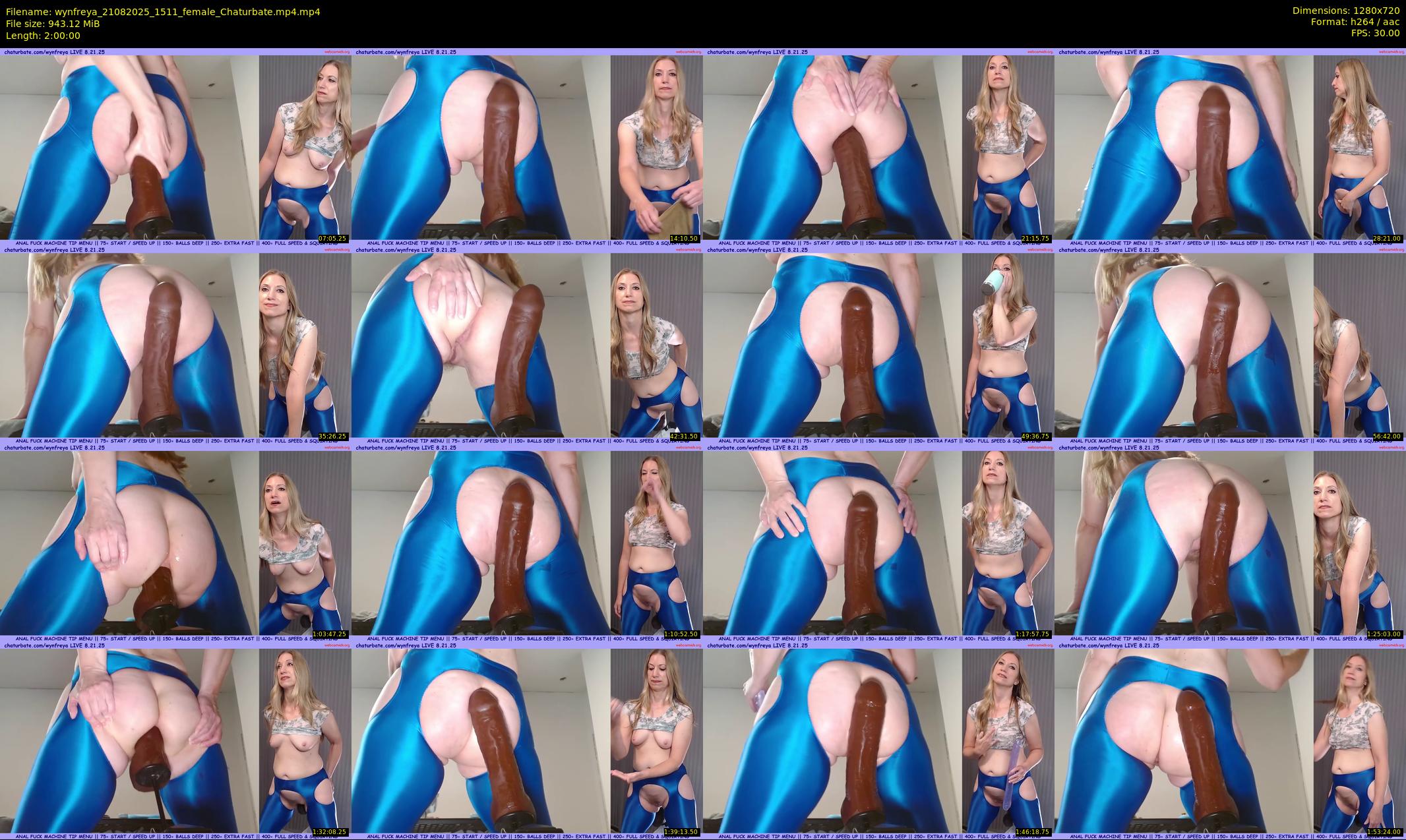 wynfreya — 120 minute Chaturbate female cam show recording, 720p, Aug 21, 2025