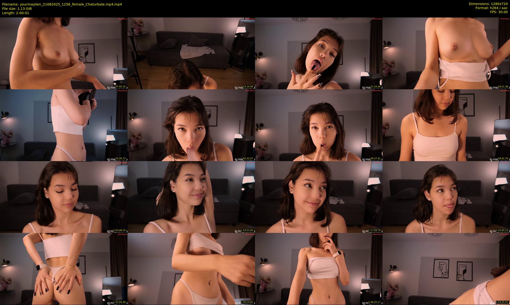 yourmaylien — 121 minute Chaturbate female cam show recording, 720p, Aug 21, 2025