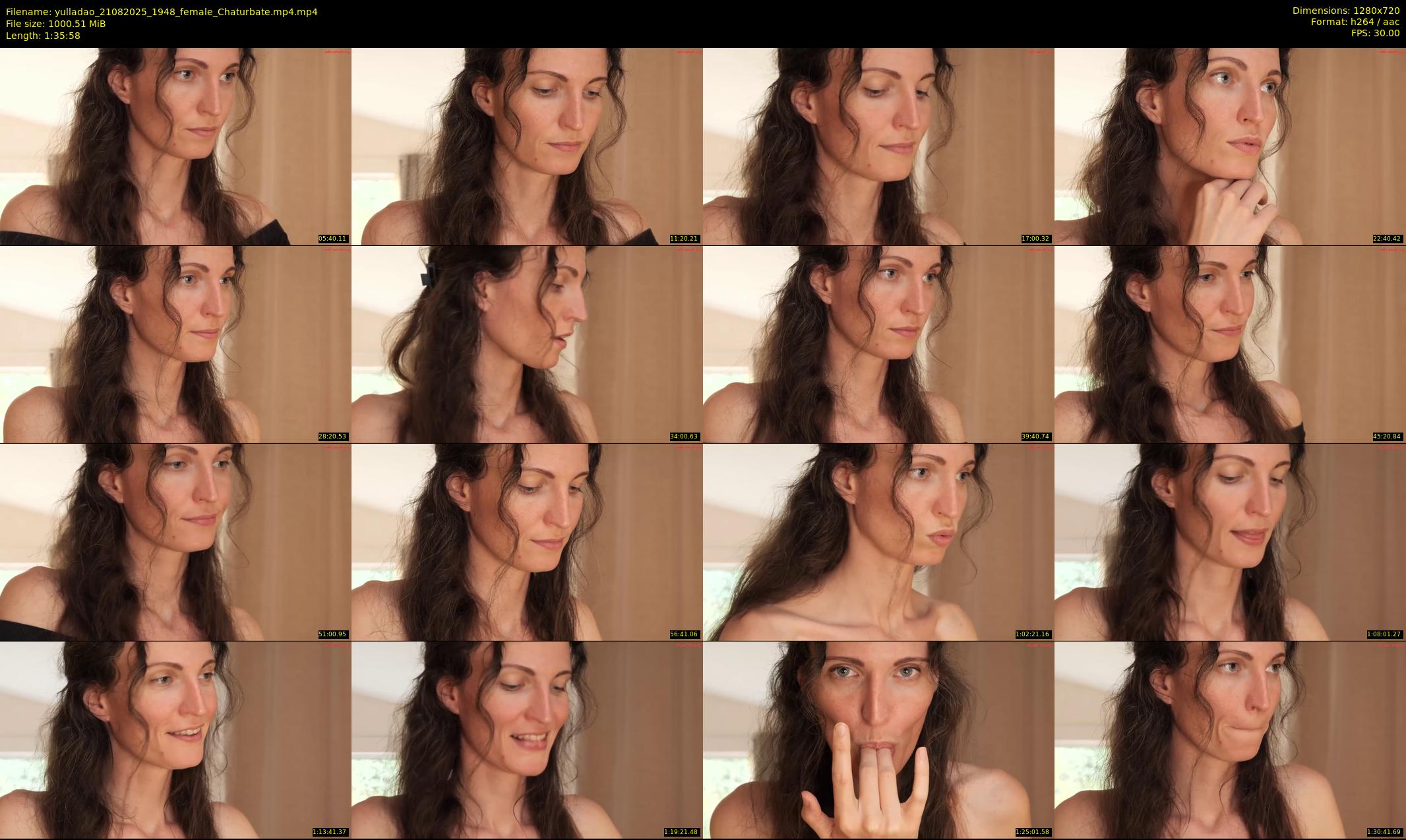 yulladao — 96 minute Chaturbate female cam show recording, 720p, Aug 21, 2025