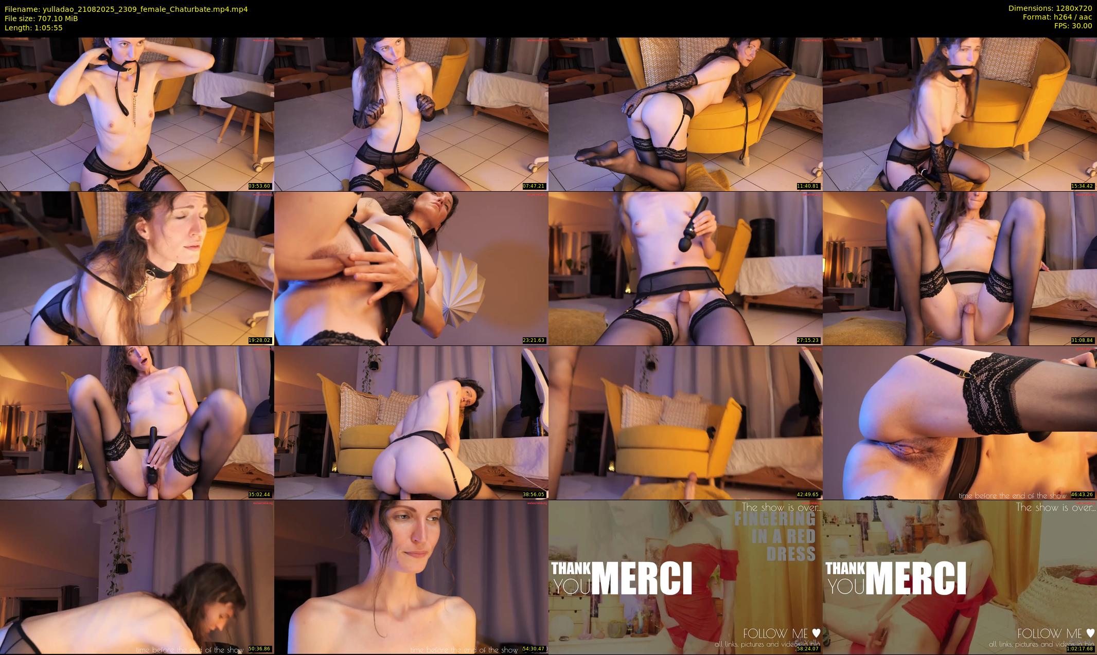 yulladao — 66 minute Chaturbate female cam show recording, 720p, Aug 21, 2025