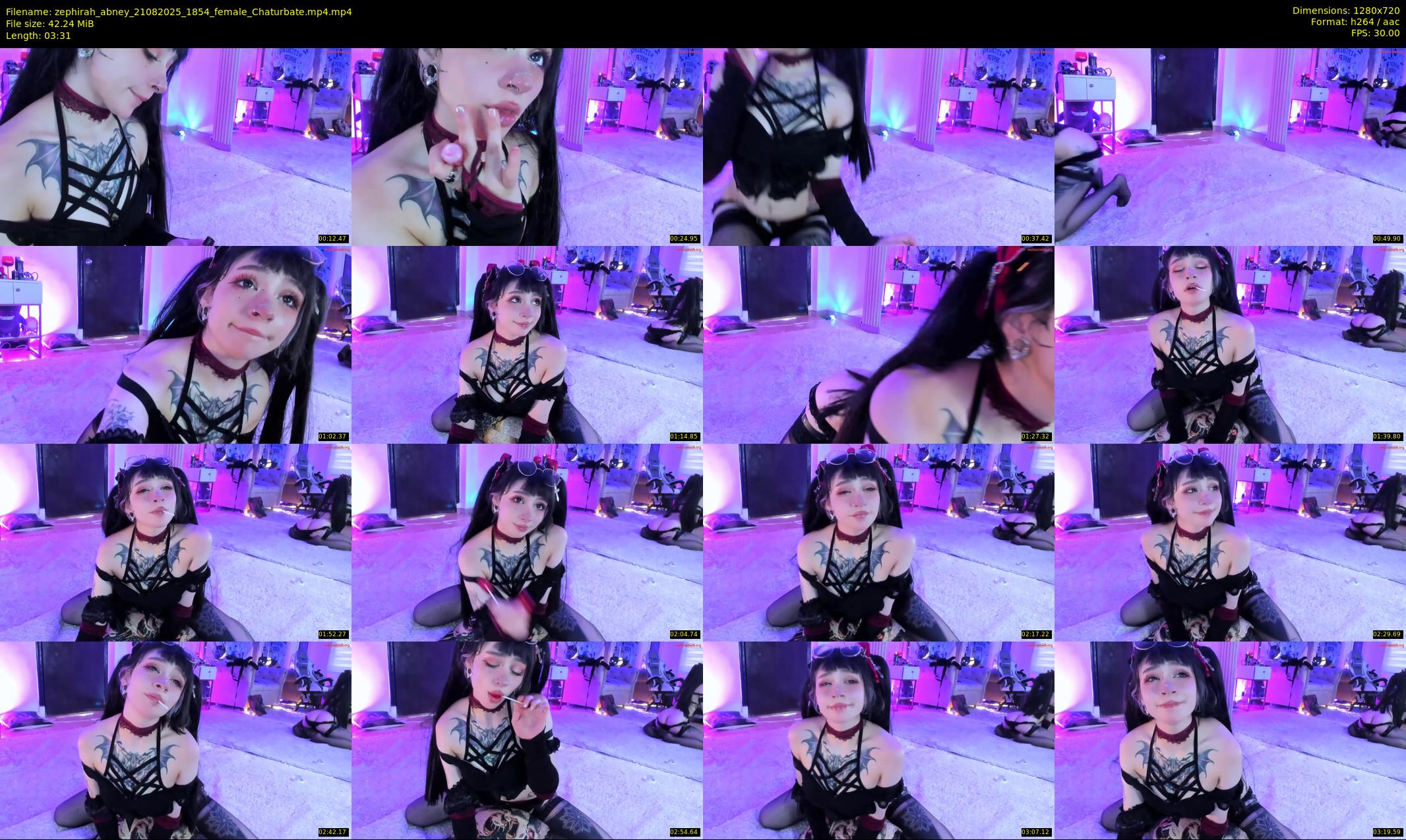 zephirah_abney — 4 minute Chaturbate female cam show recording, 720p, Aug 21, 2025