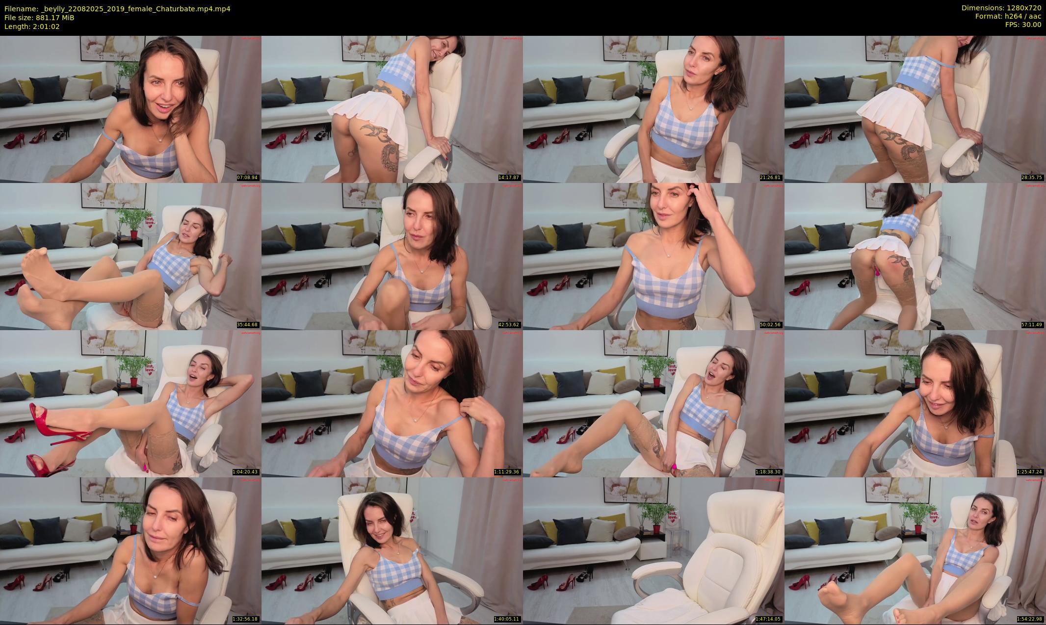_beylly — 122 minute Chaturbate female cam show recording, 720p, Aug 22, 2025