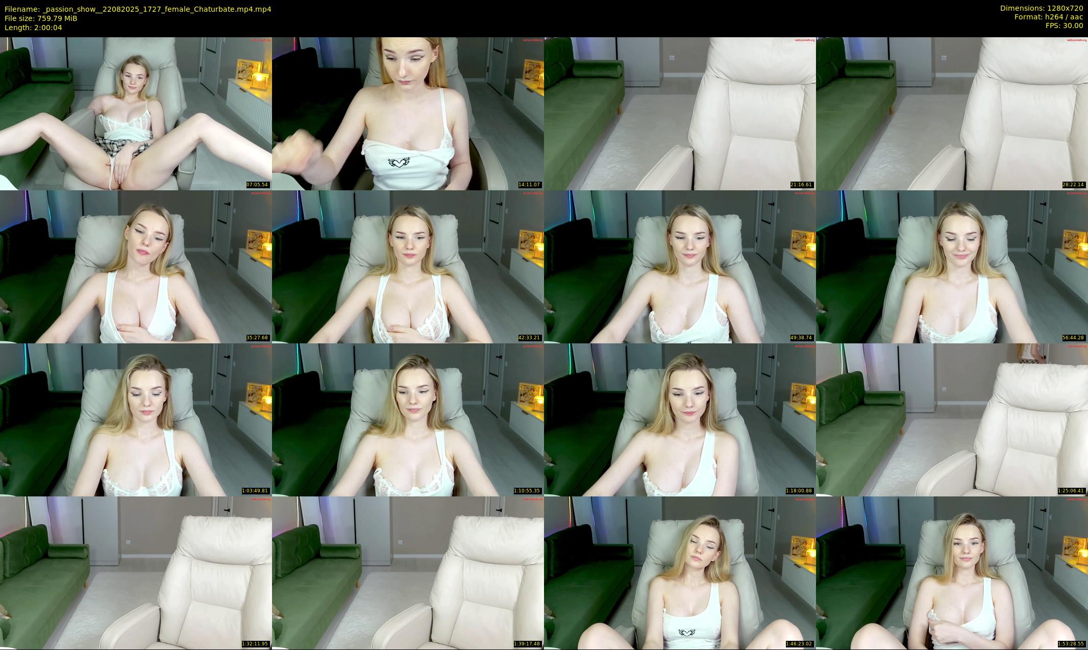 _passion_show_ — 121 minute Chaturbate couple cam show recording, 720p, Aug 22, 2025
