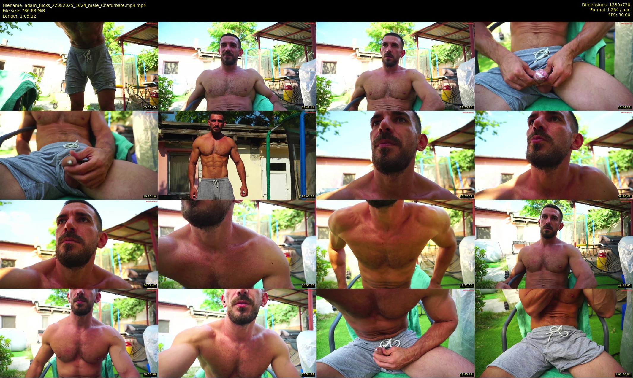 adam_fucks — 66 minute Chaturbate male cam show recording, 720p, Aug 22, 2025