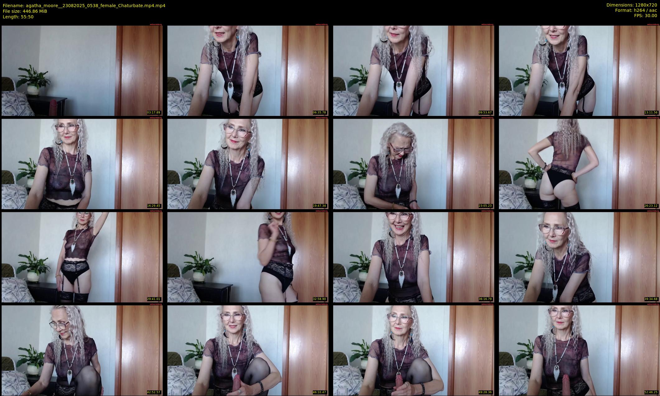 agatha_moore_ — 56 minute Chaturbate female cam show recording, 720p, Aug 23, 2025