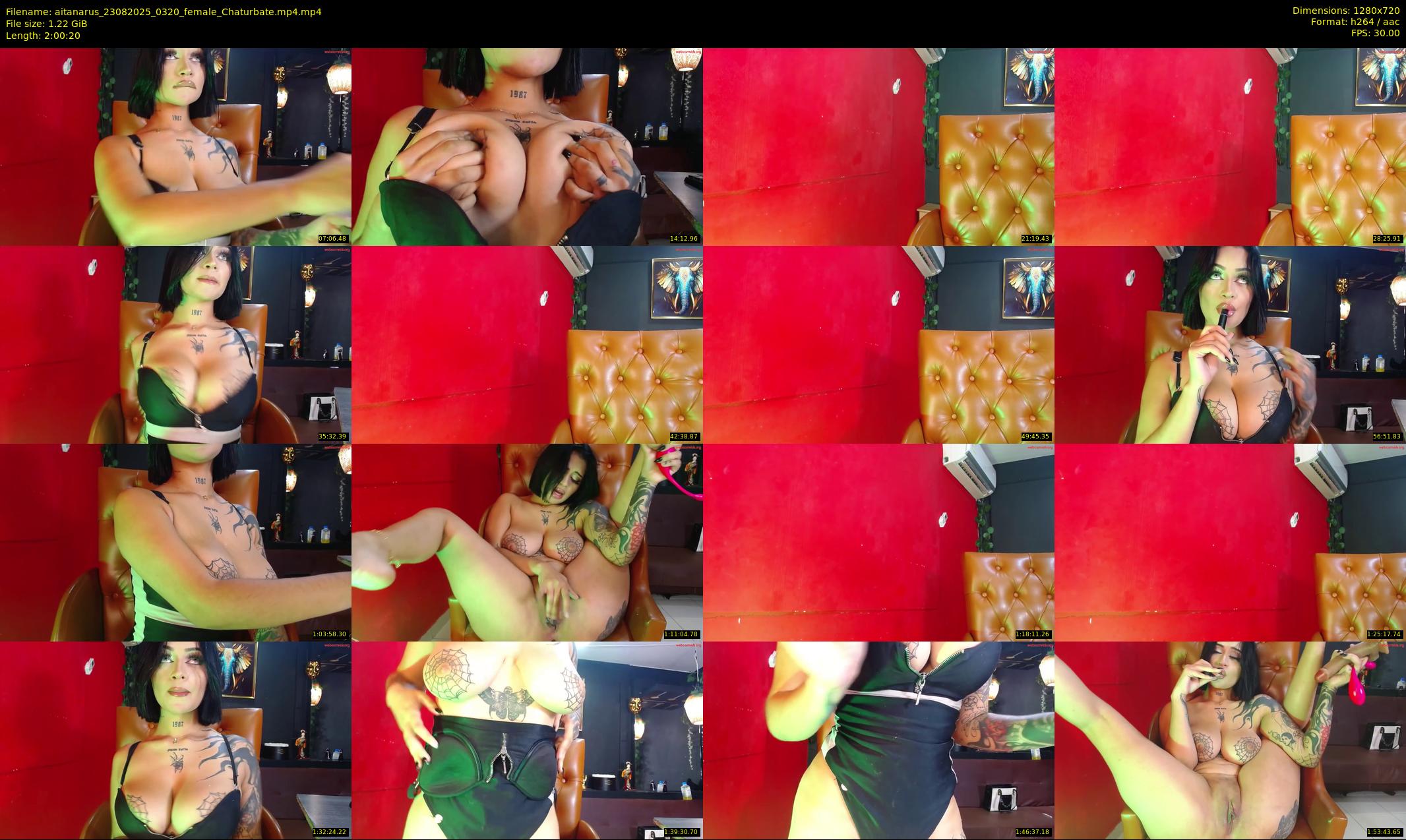 aitanarus — 121 minute Chaturbate female cam show recording, 720p, Aug 23, 2025