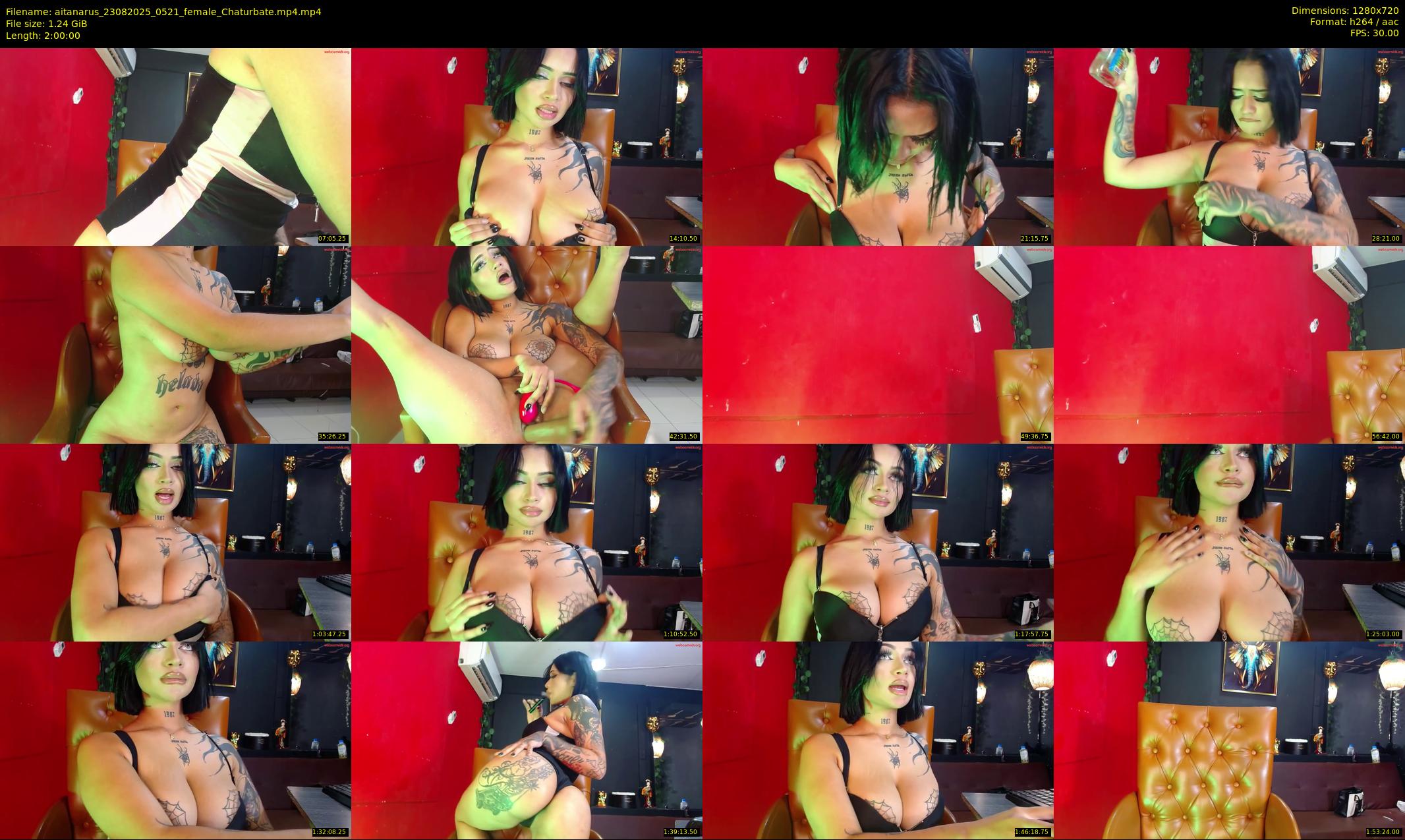 aitanarus — 120 minute Chaturbate female cam show recording, 720p, Aug 23, 2025