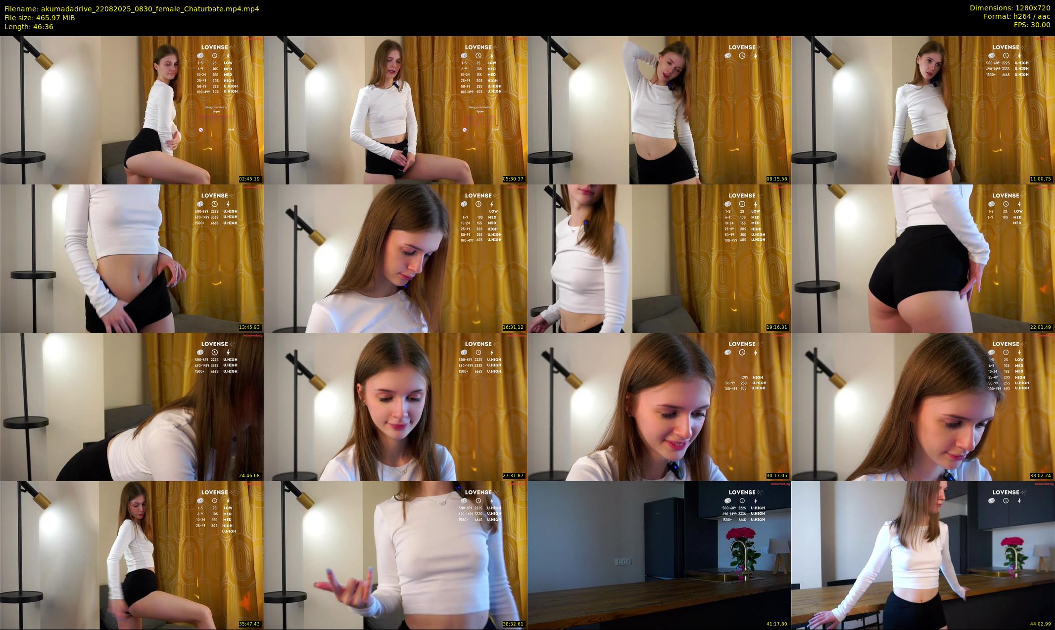 akumadadrive — 47 minute Chaturbate female cam show recording, 720p, Aug 22, 2025