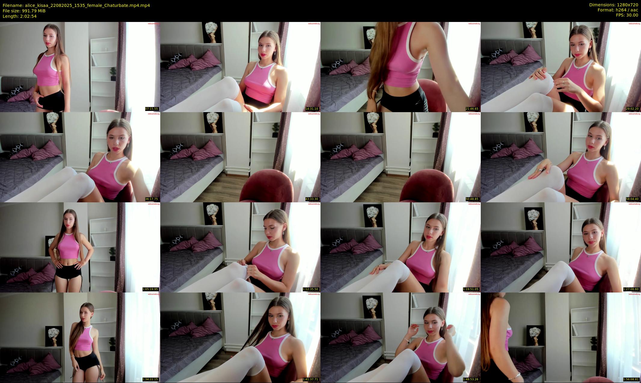 alice_kisaa — 123 minute Chaturbate female cam show recording, 720p, Aug 22, 2025
