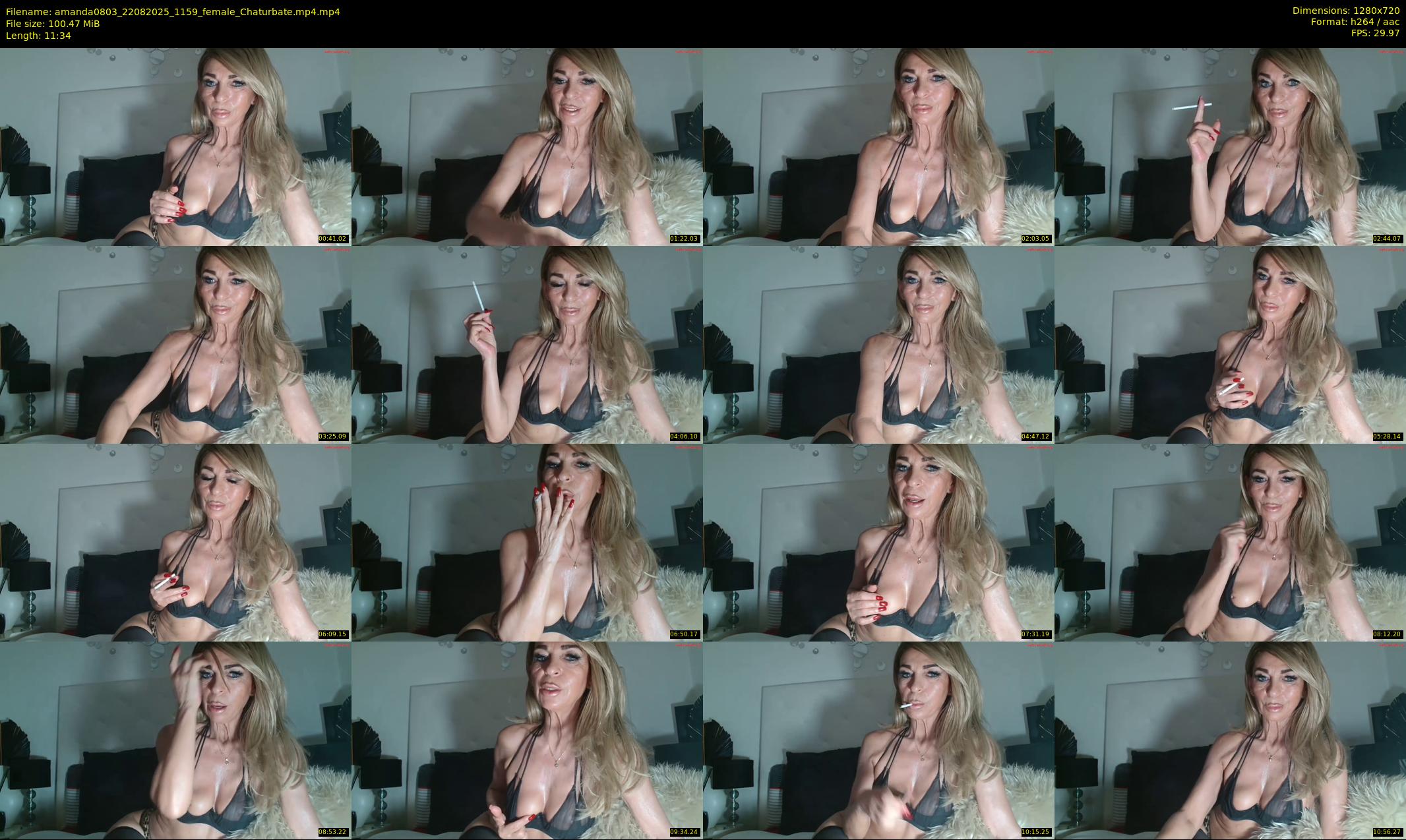 amanda0803 — 12 minute Chaturbate female cam show recording, 720p, Aug 22, 2025