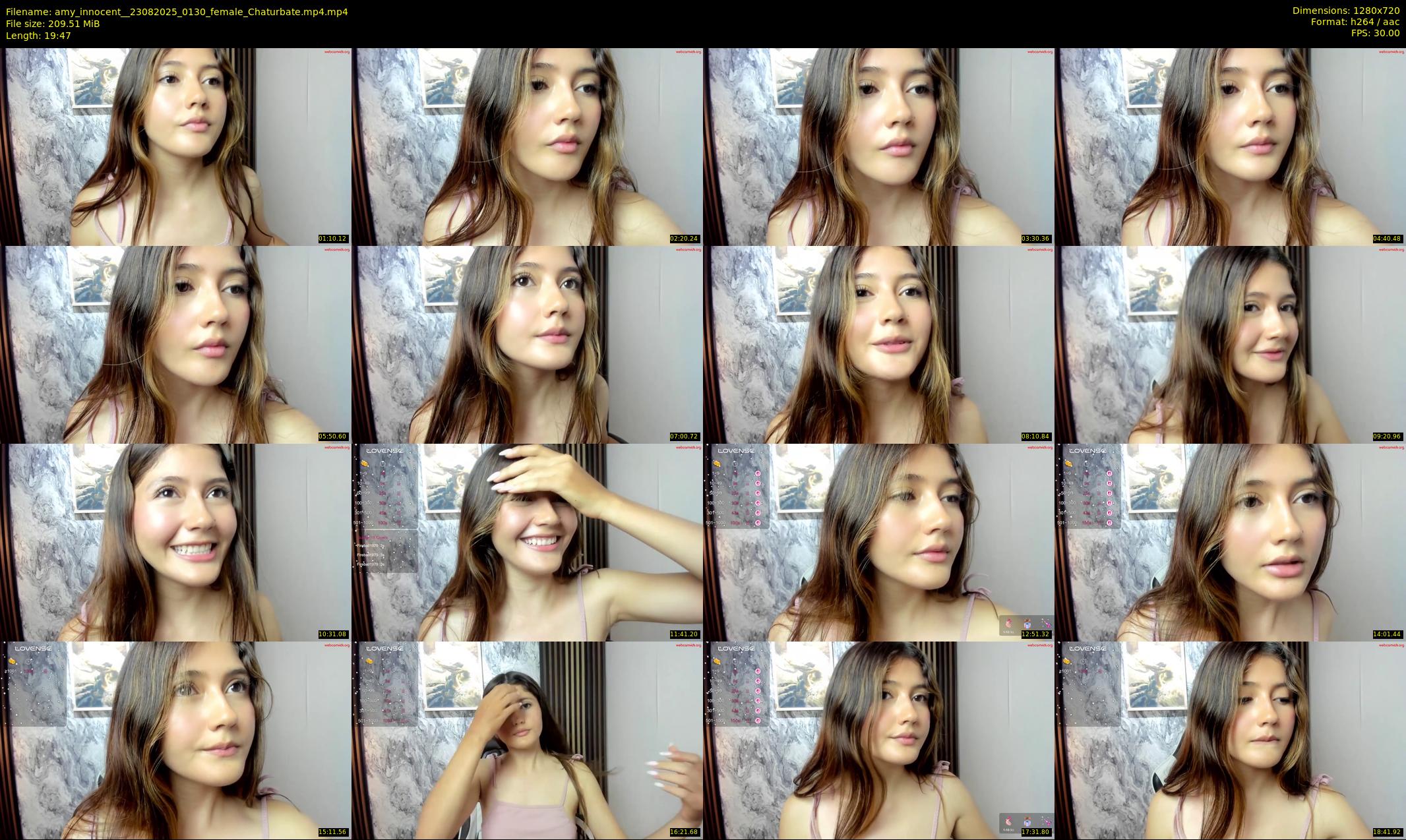 amy_innocent_ — 20 minute Chaturbate female cam show recording, 720p, Aug 23, 2025