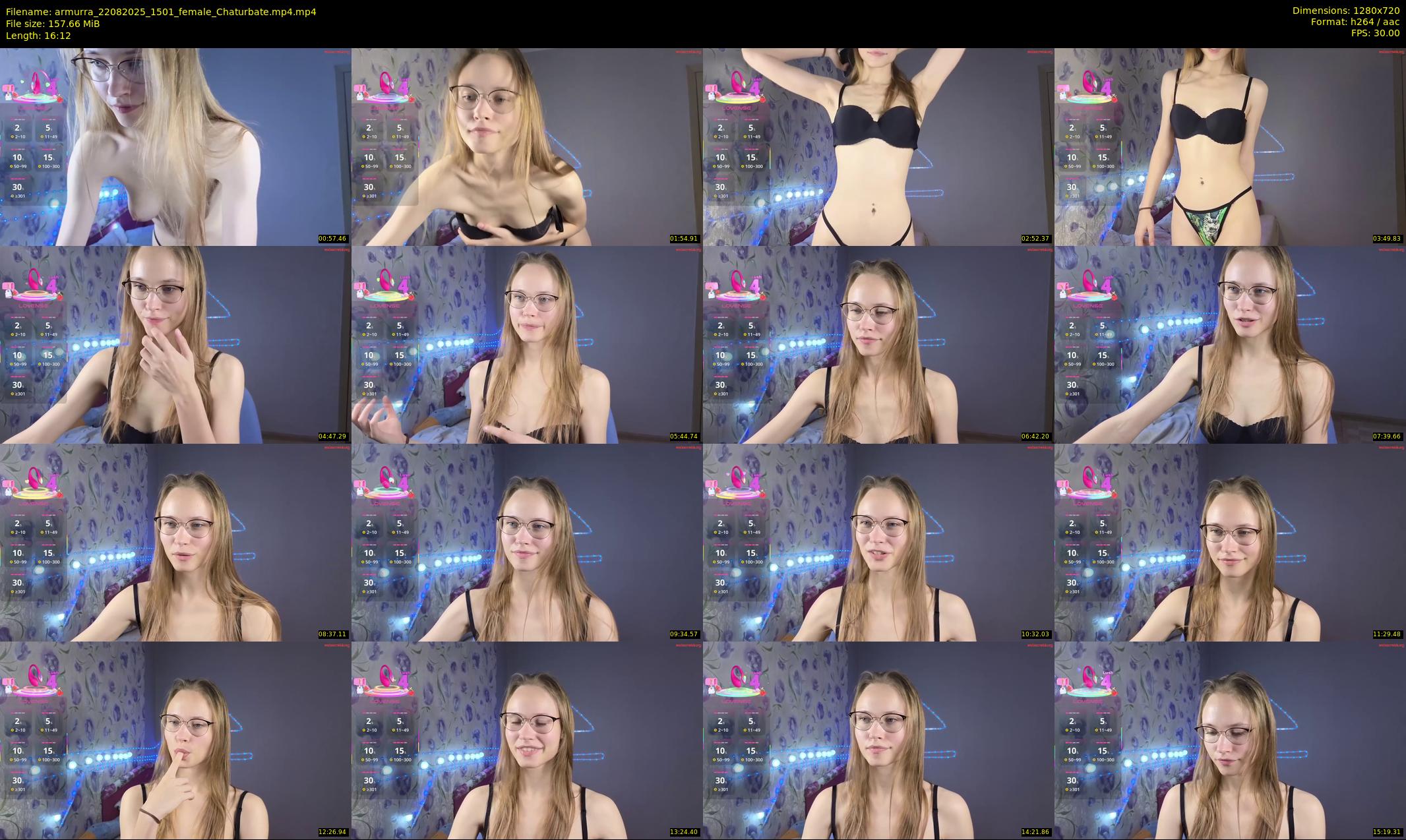 armurra — 17 minute Chaturbate female cam show recording, 720p, Aug 22, 2025
