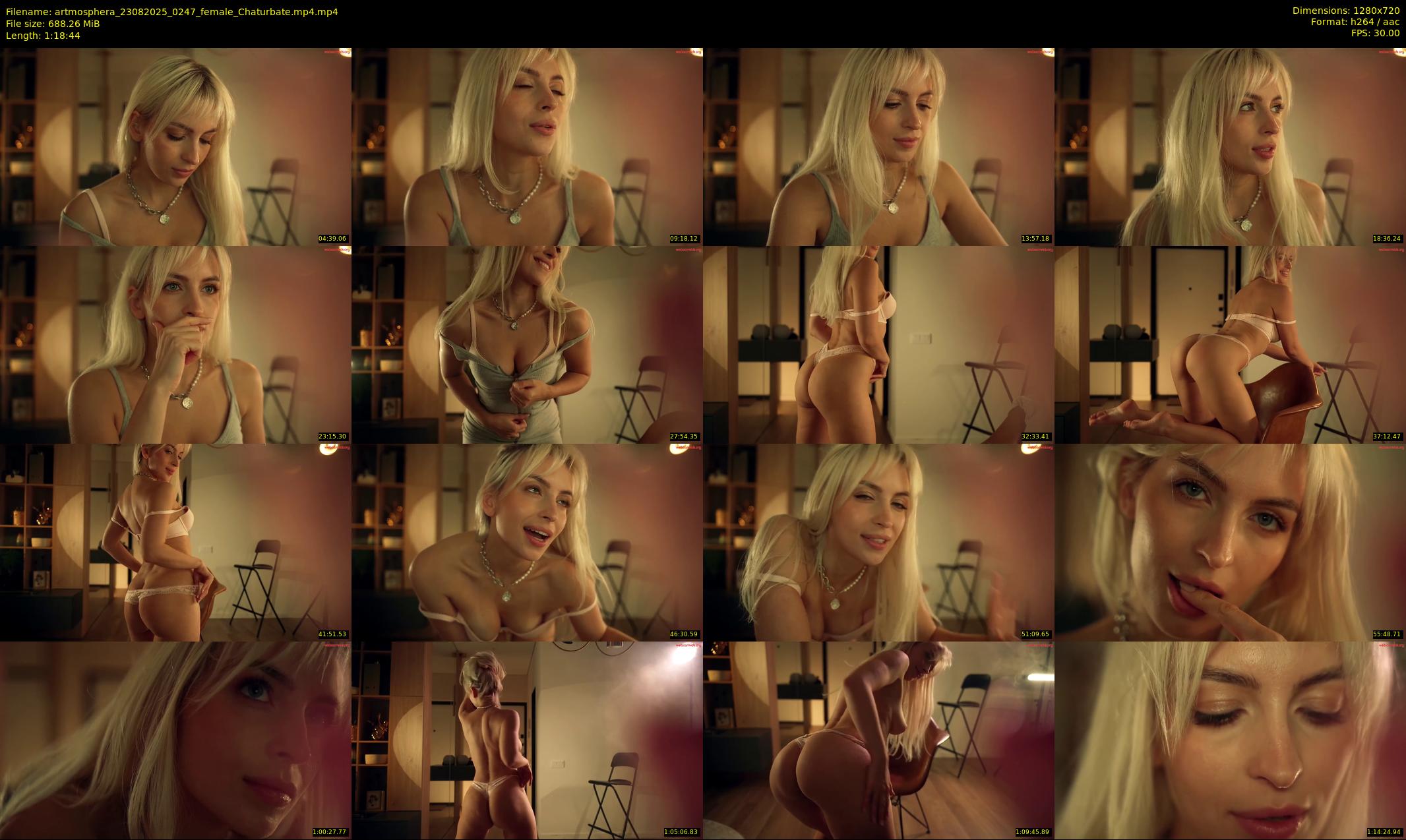 artmosphera — 79 minute Chaturbate female cam show recording, 720p, Aug 23, 2025