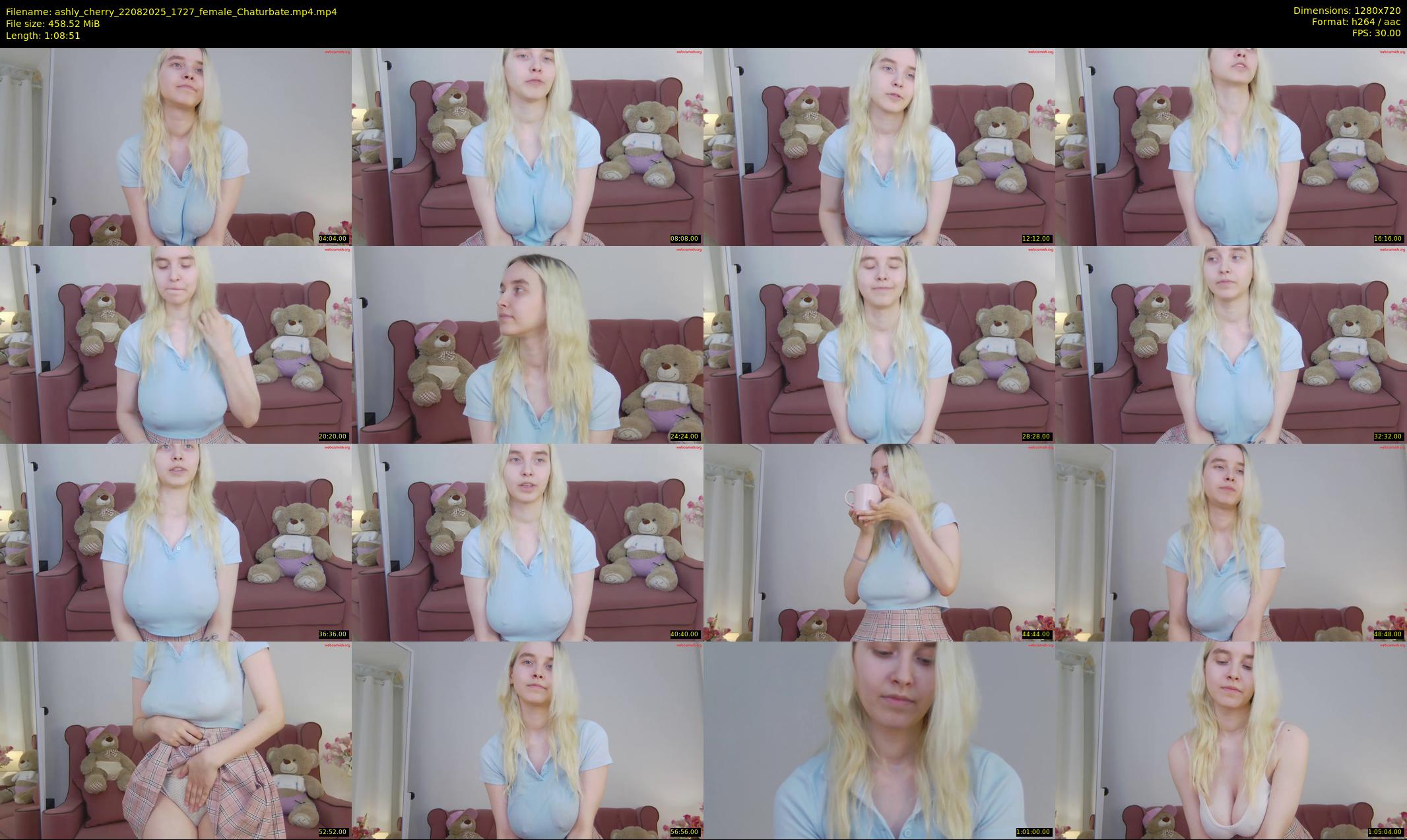 ashly_cherry — 69 minute Chaturbate female cam show recording, 720p, Aug 22, 2025