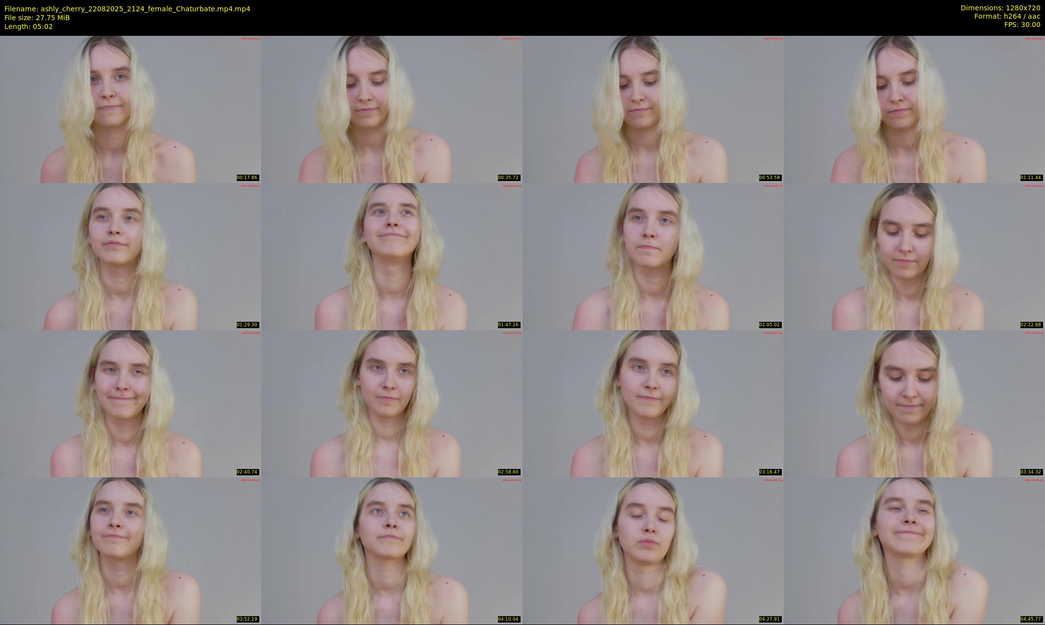 ashly_cherry — 6 minute Chaturbate female cam show recording, 720p, Aug 22, 2025