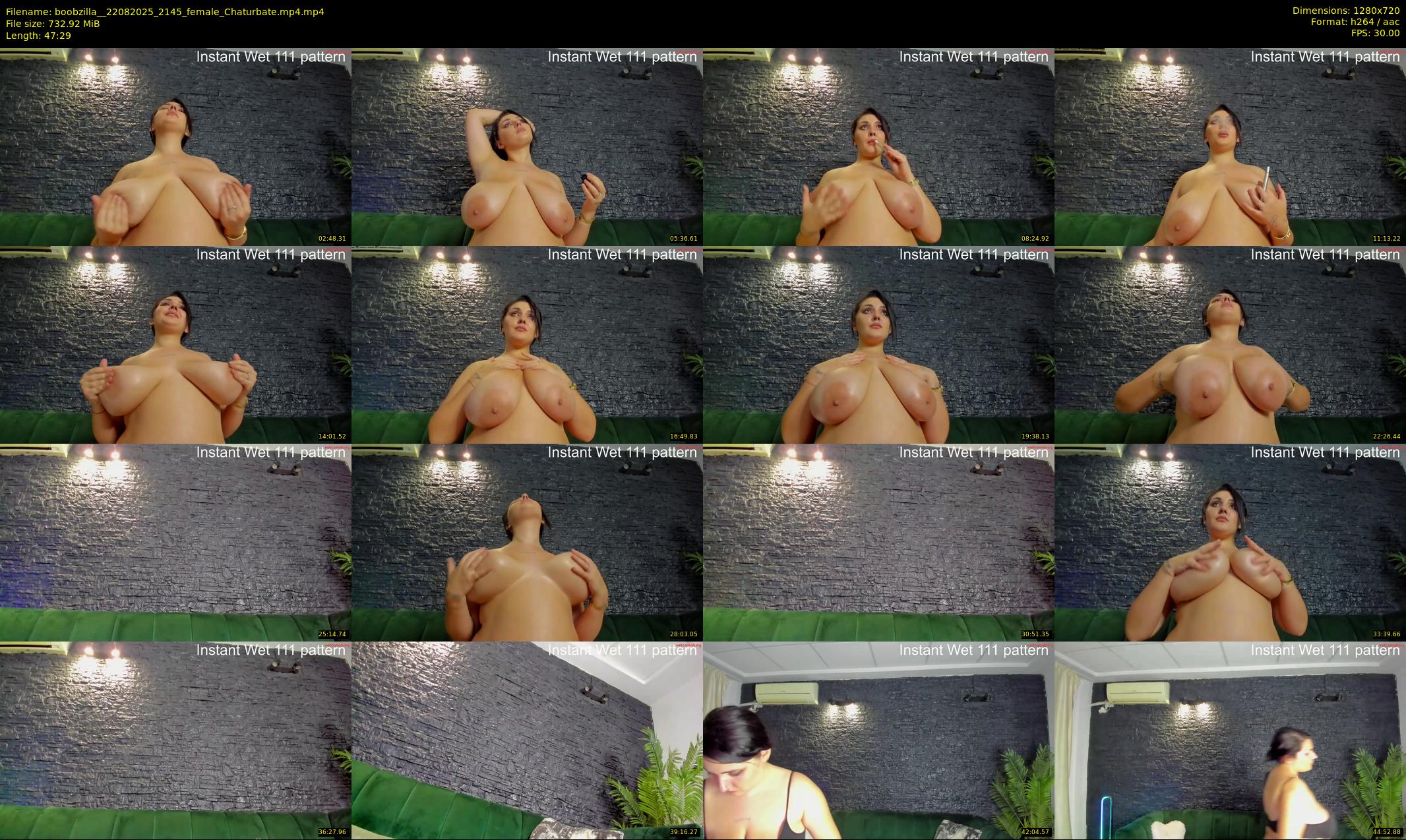boobzilla_ — 48 minute Chaturbate female cam show recording, 720p, Aug 22, 2025