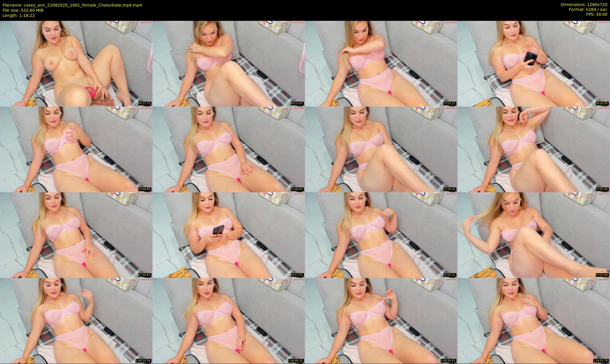 casey_ann — 79 minute Chaturbate female cam show recording, 720p, Aug 22, 2025