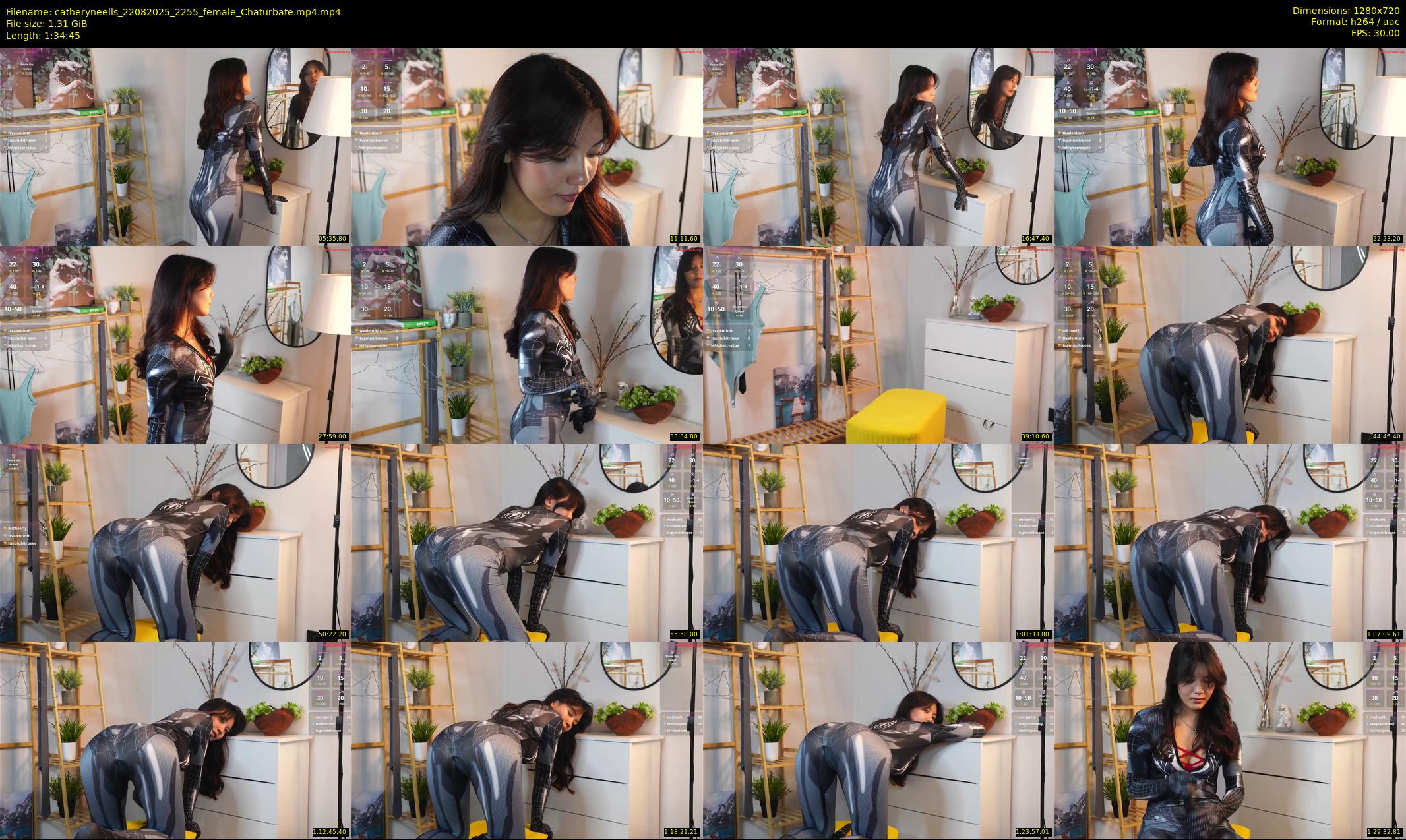 catheryneells — 95 minute Chaturbate female cam show recording, 720p, Aug 22, 2025
