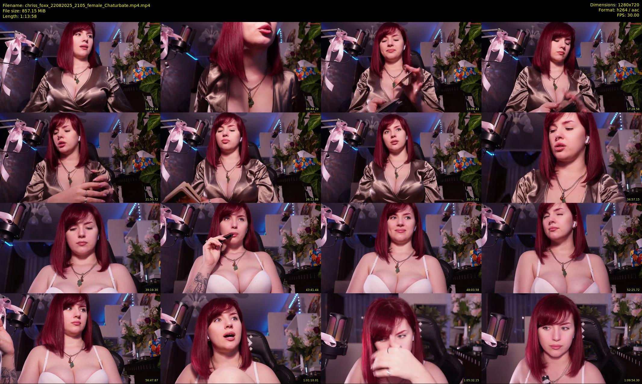 chriss_foxx — 74 minute Chaturbate female cam show recording, 720p, Aug 22, 2025