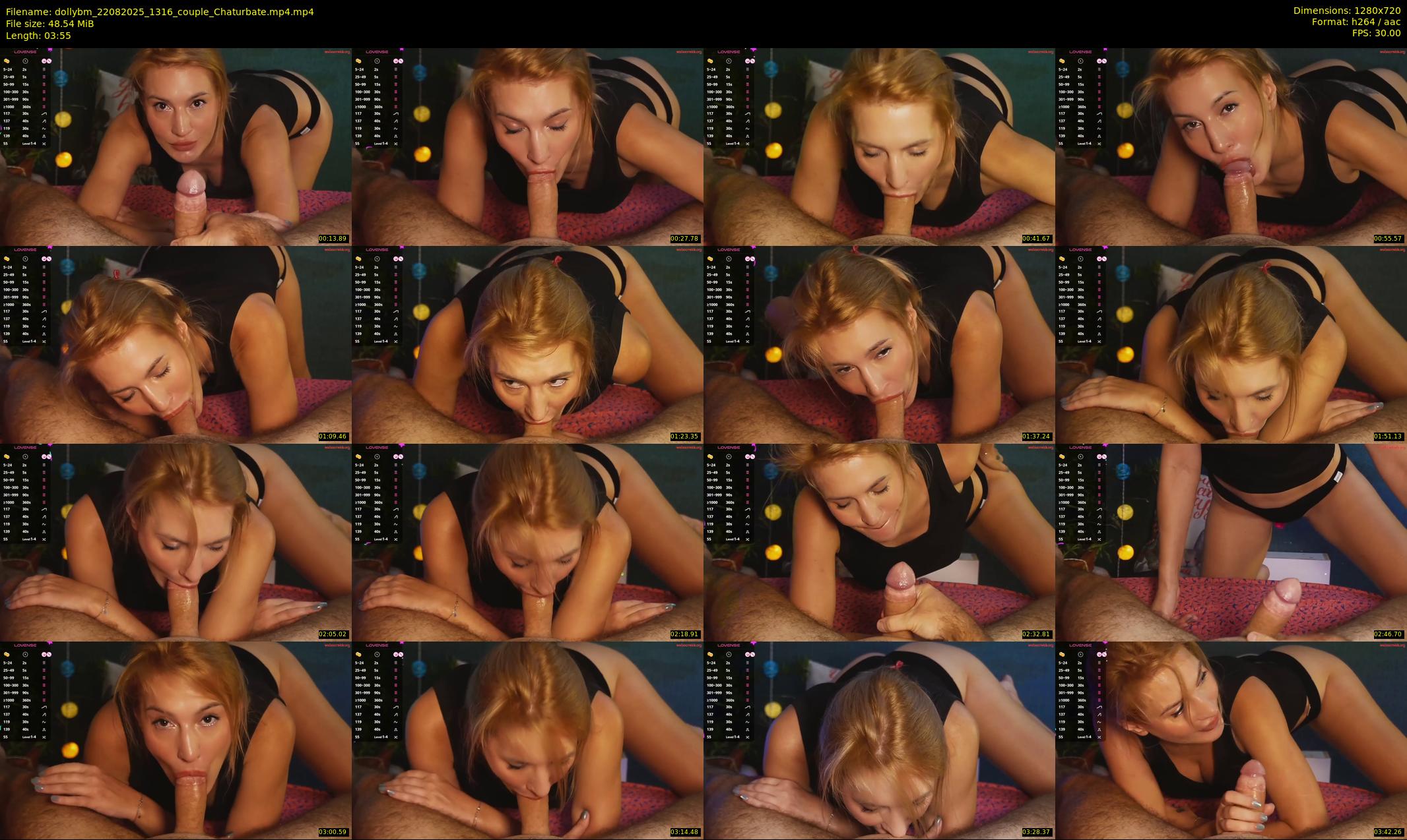 dollybm — 4 minute Chaturbate couple cam show recording, 720p, Aug 22, 2025