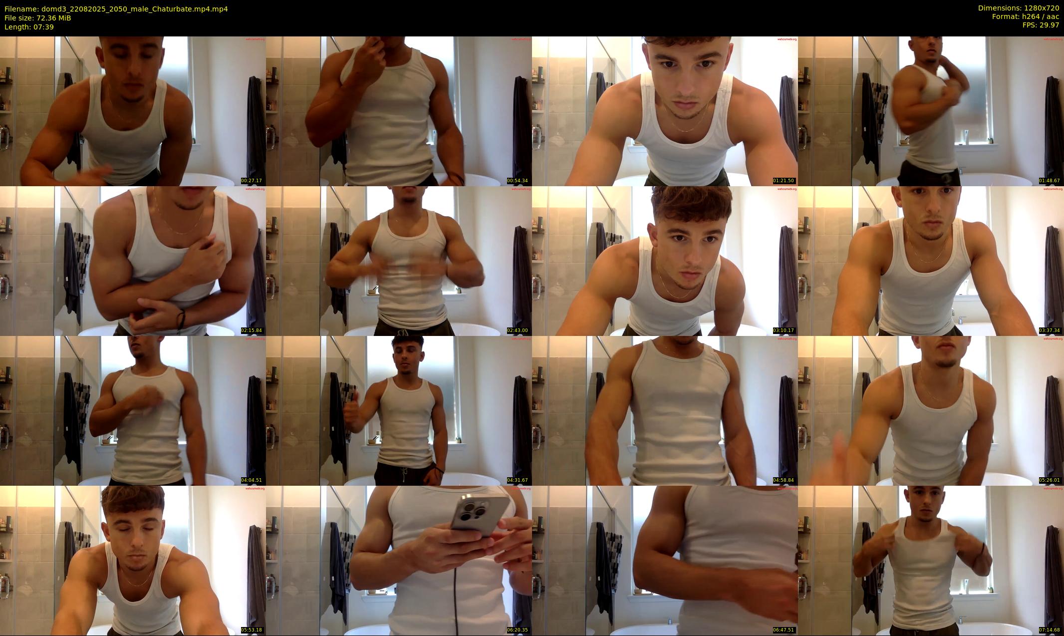 domd3 — 8 minute Chaturbate male cam show recording, 720p, Aug 22, 2025