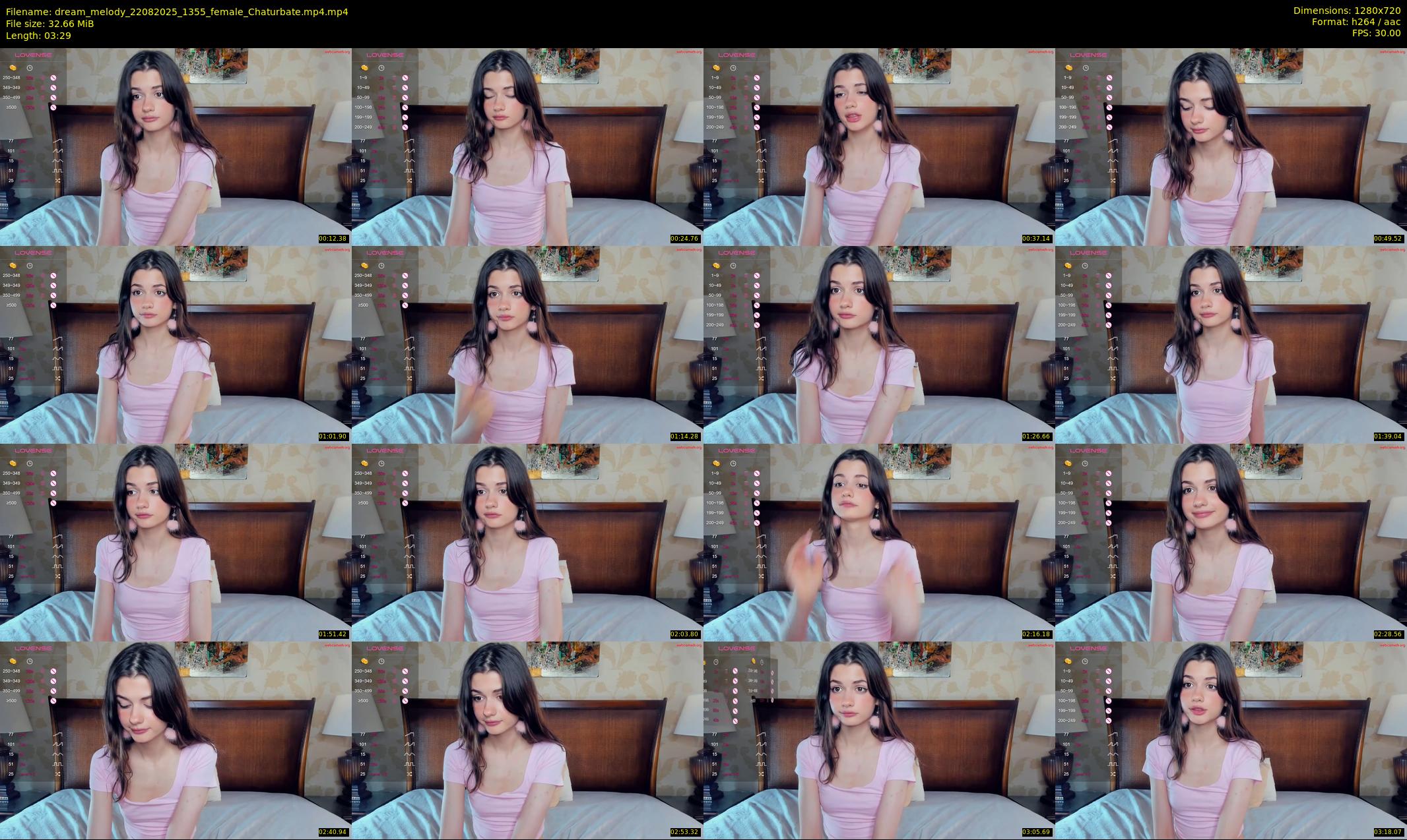 dream_melody — 4 minute Chaturbate female cam show recording, 720p, Aug 22, 2025