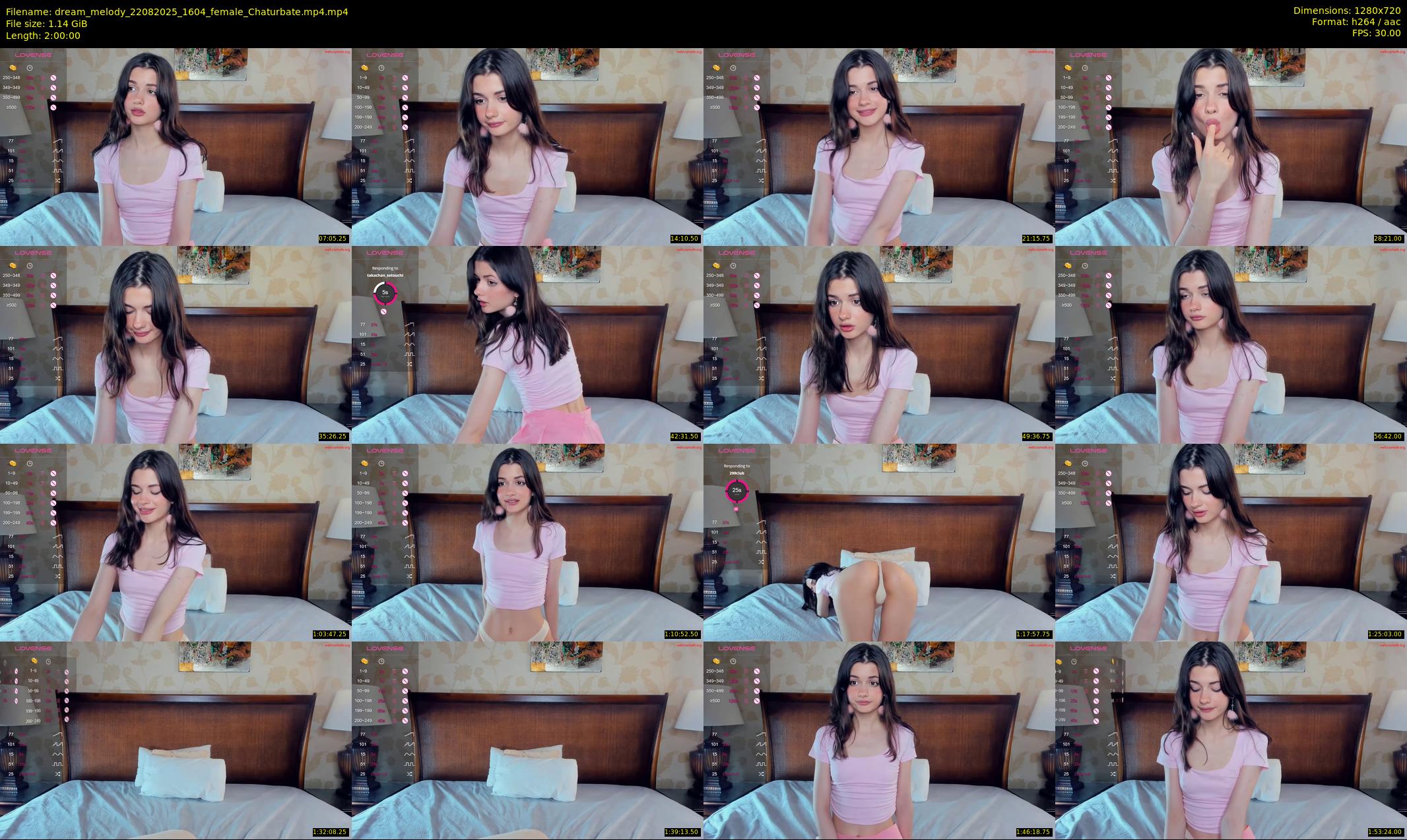 dream_melody — 120 minute Chaturbate female cam show recording, 720p, Aug 22, 2025