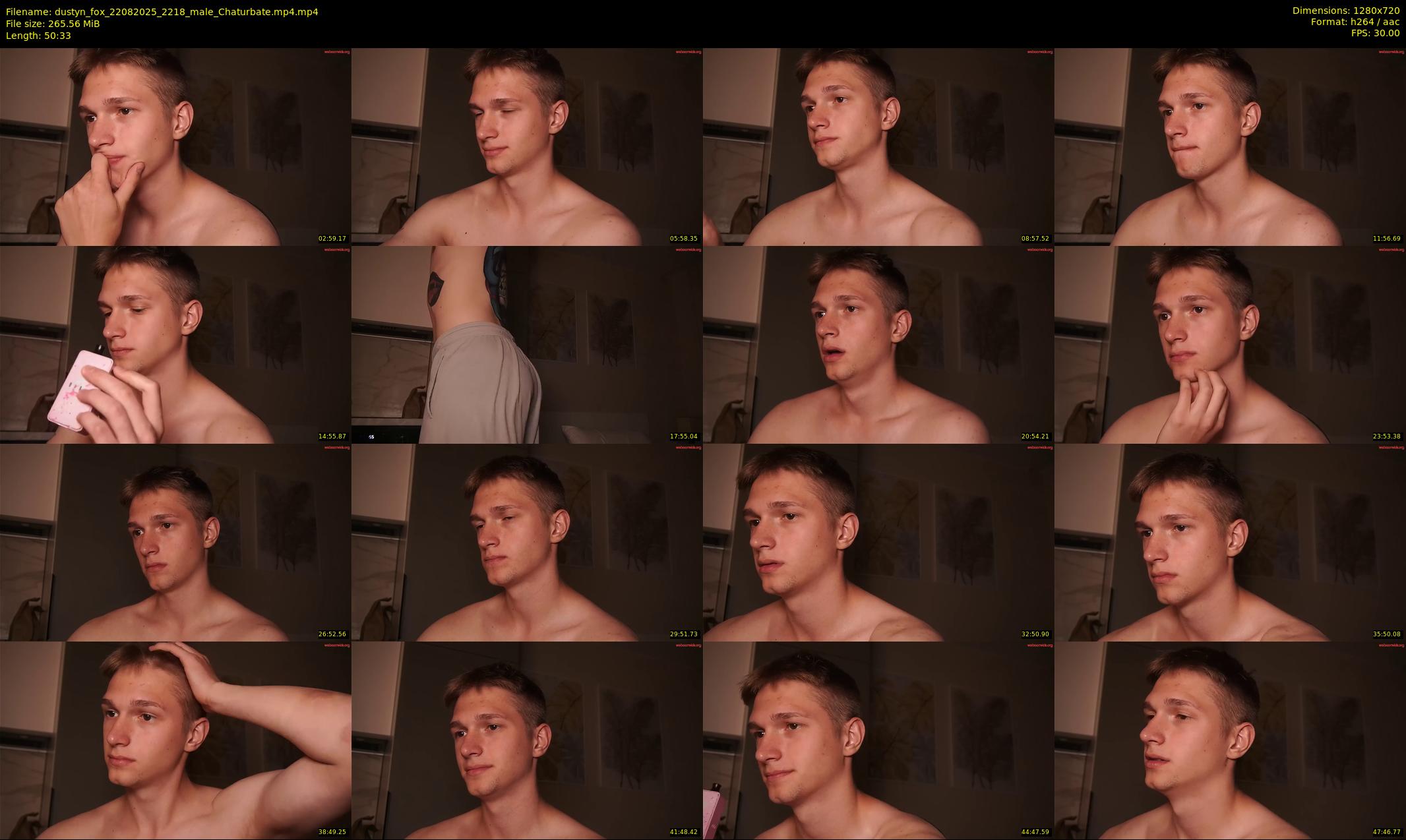 dustyn_fox — 51 minute Chaturbate male cam show recording, 720p, Aug 22, 2025