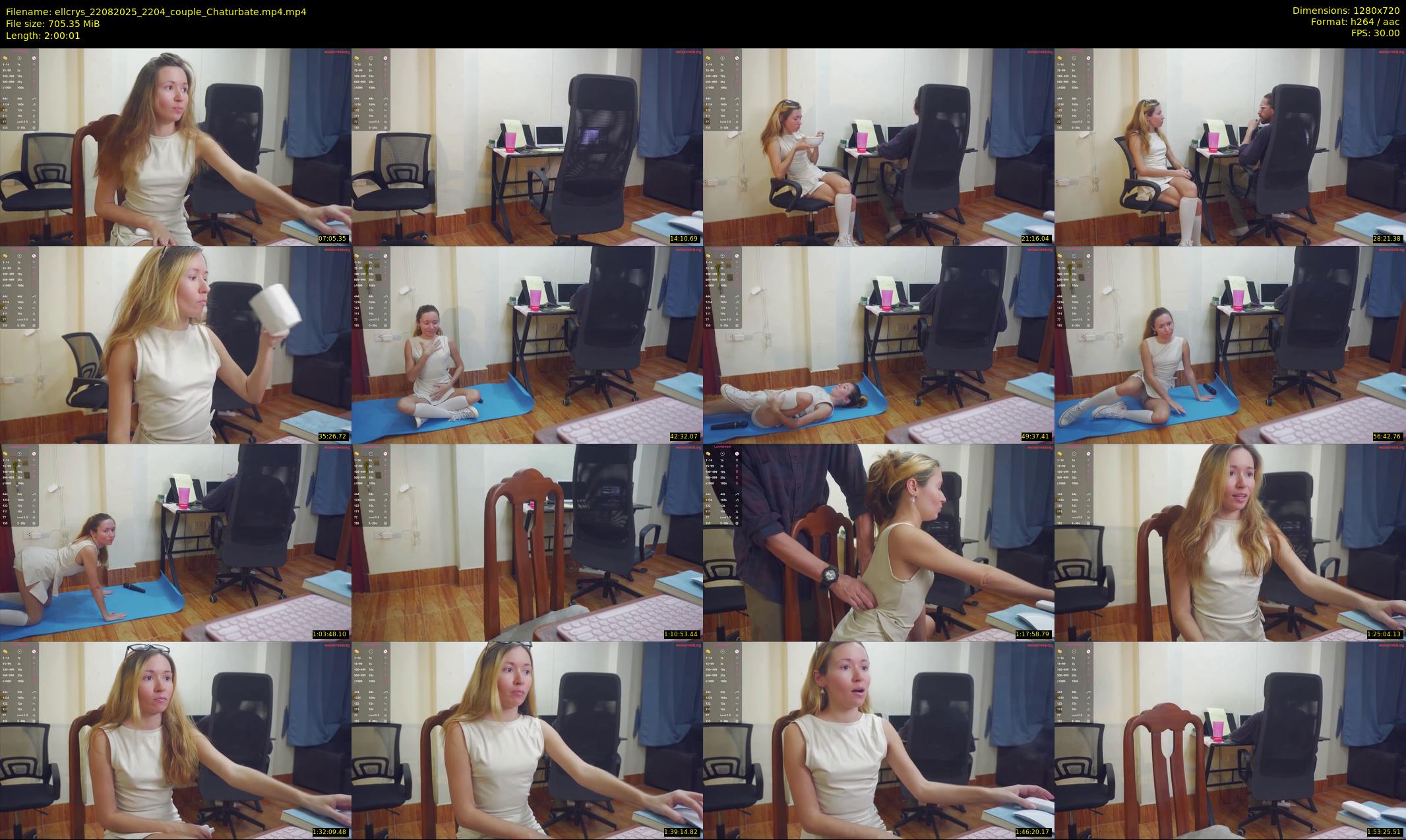 ellcrys — 121 minute Chaturbate couple cam show recording, 720p, Aug 22, 2025